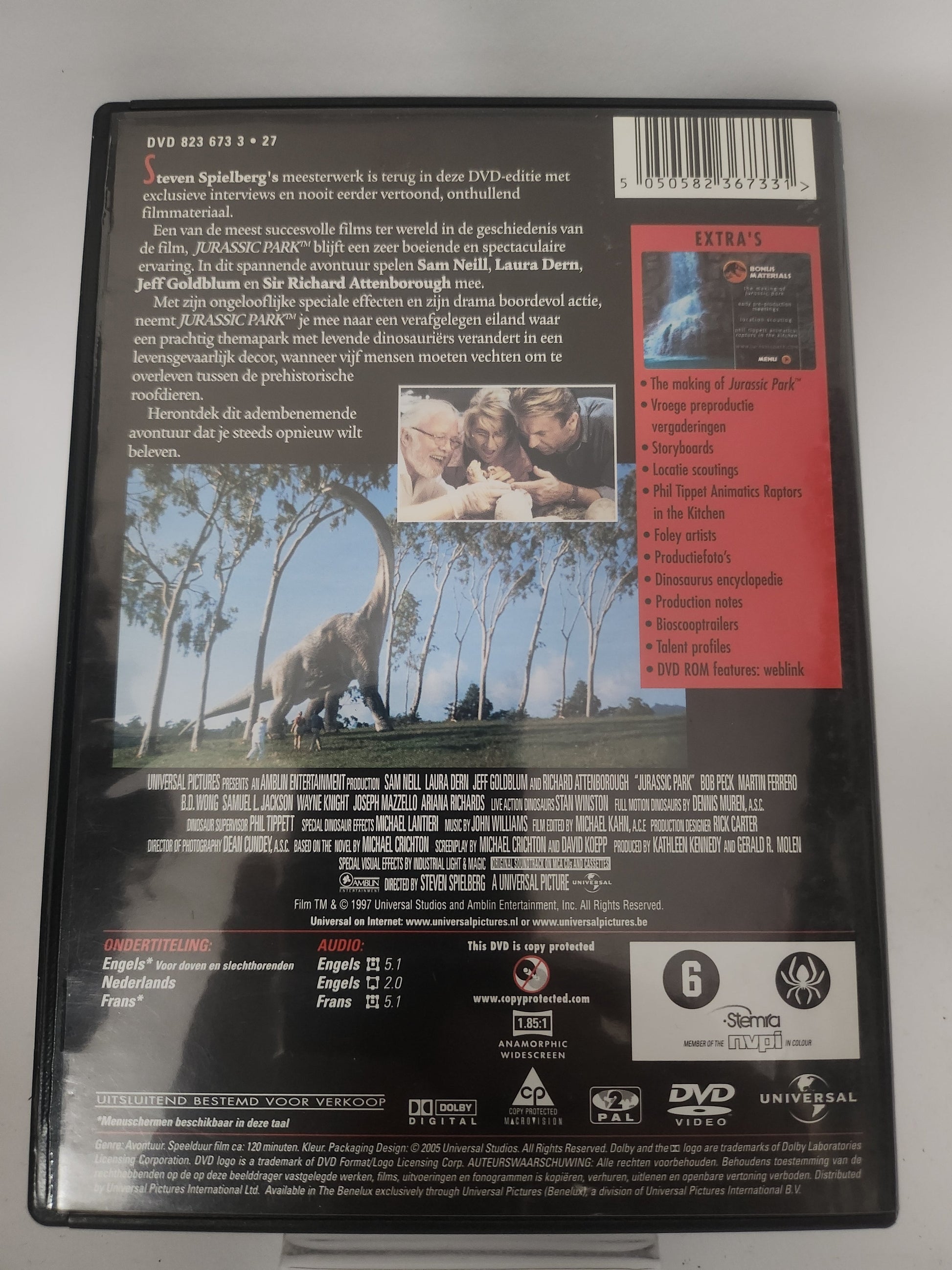 Jurassic Park Dvd - Dvd Volwassenen