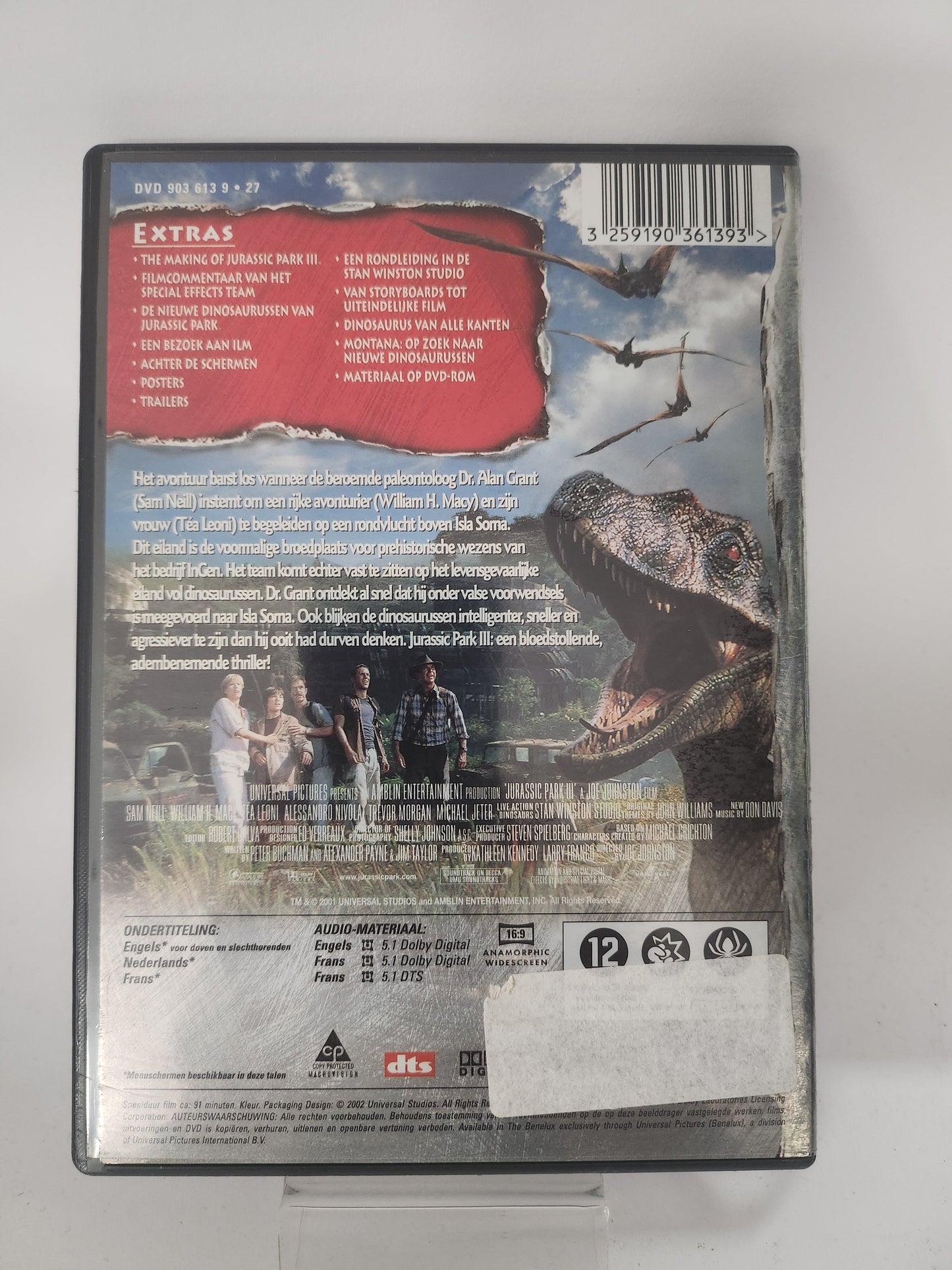 Jurassic Park III Dvd - Dvd Volwassenen
