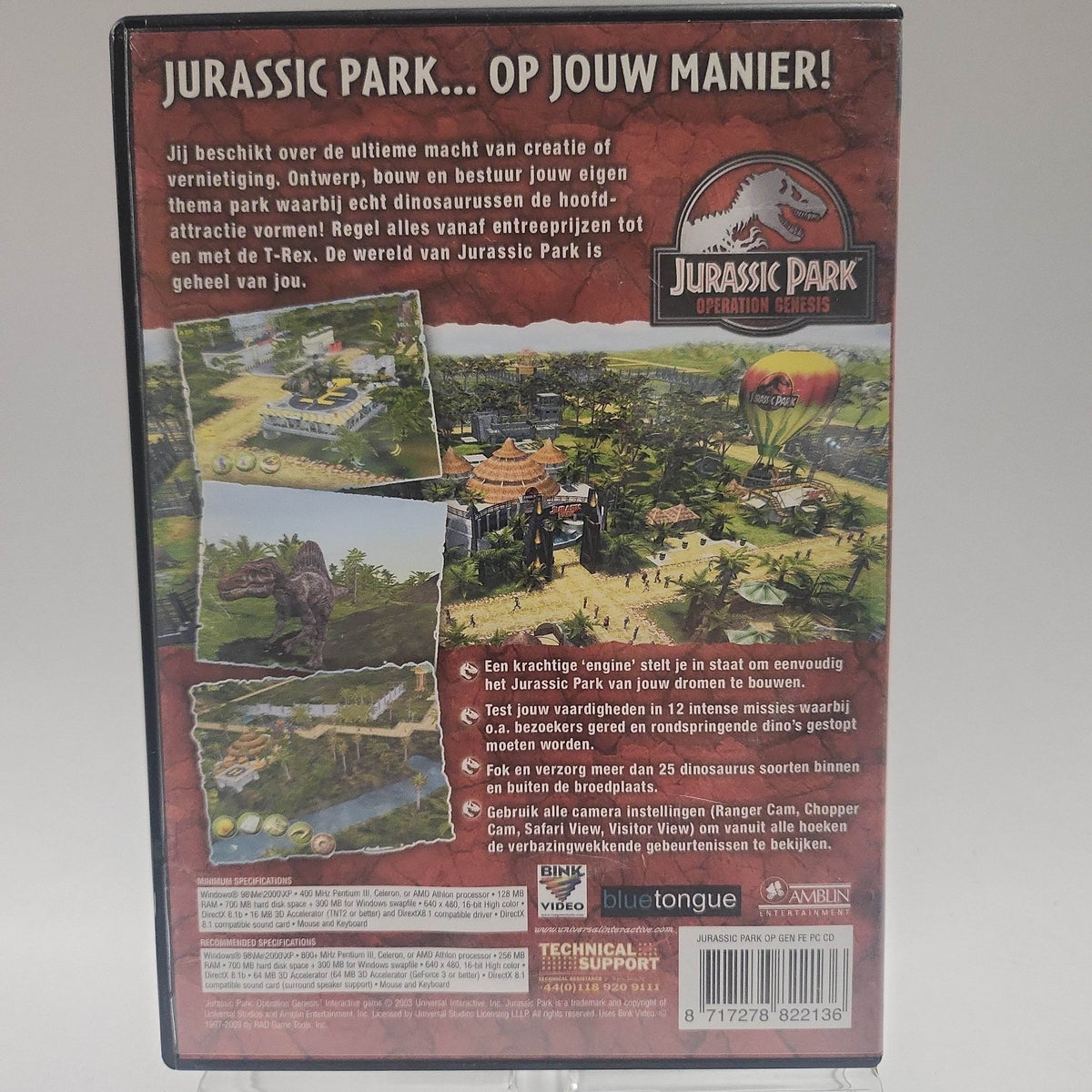 Jurassic Park Operation Genesis PC - Feniks Gameshop