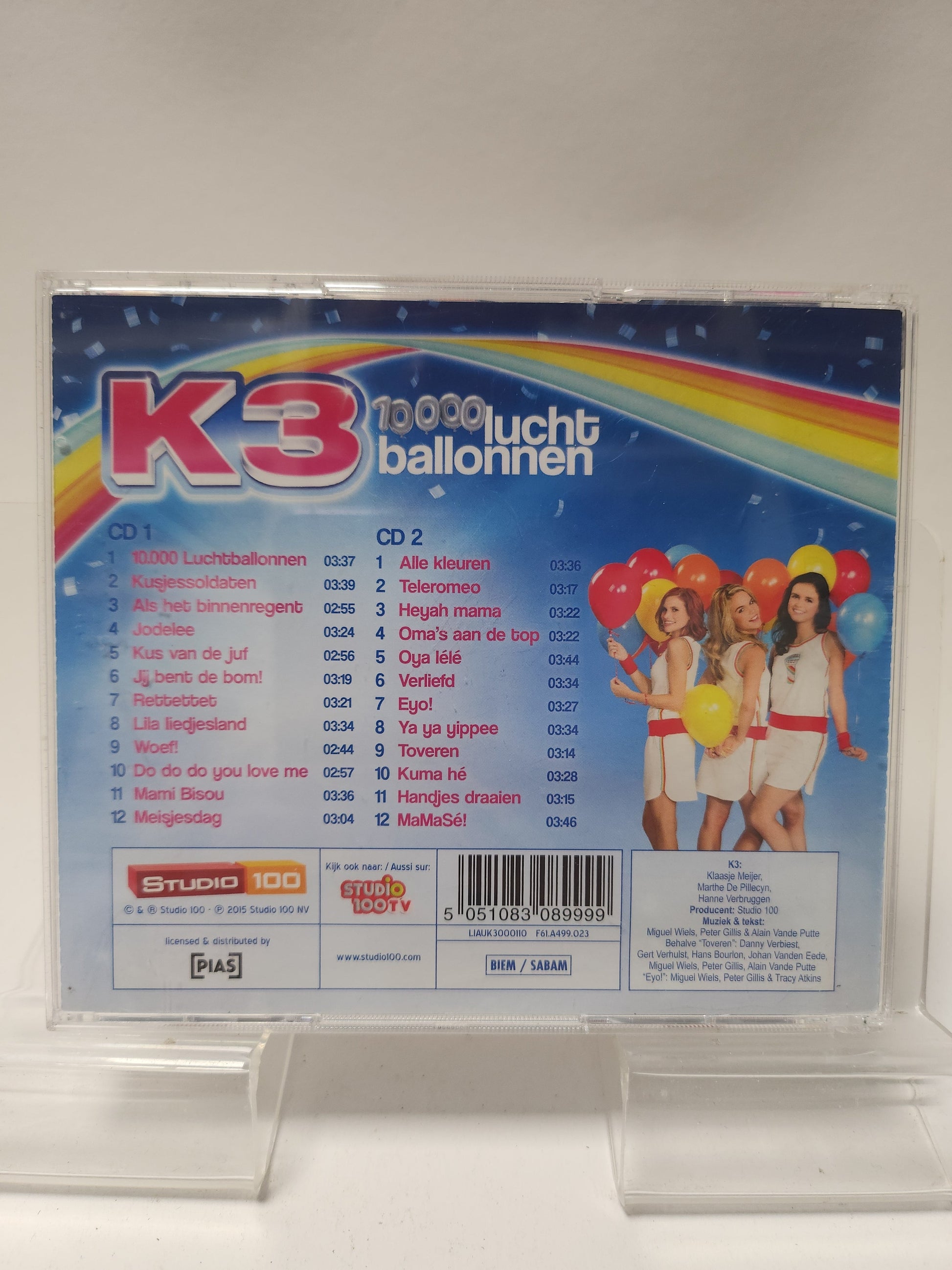 K3: 10000 Lucht Ballonnen CD - Cd