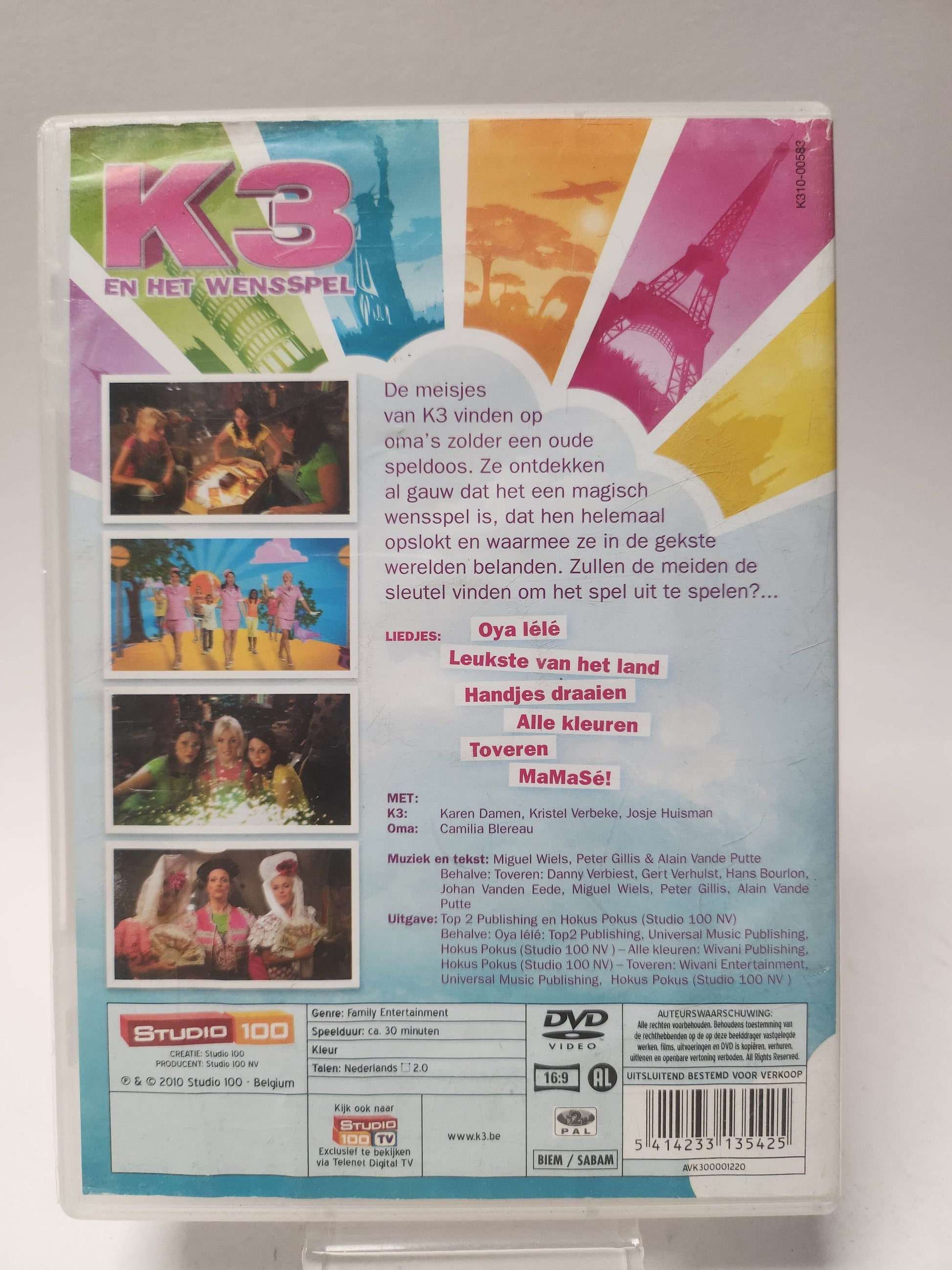 K3 en het Wensspel DVD - Feniks Gameshop