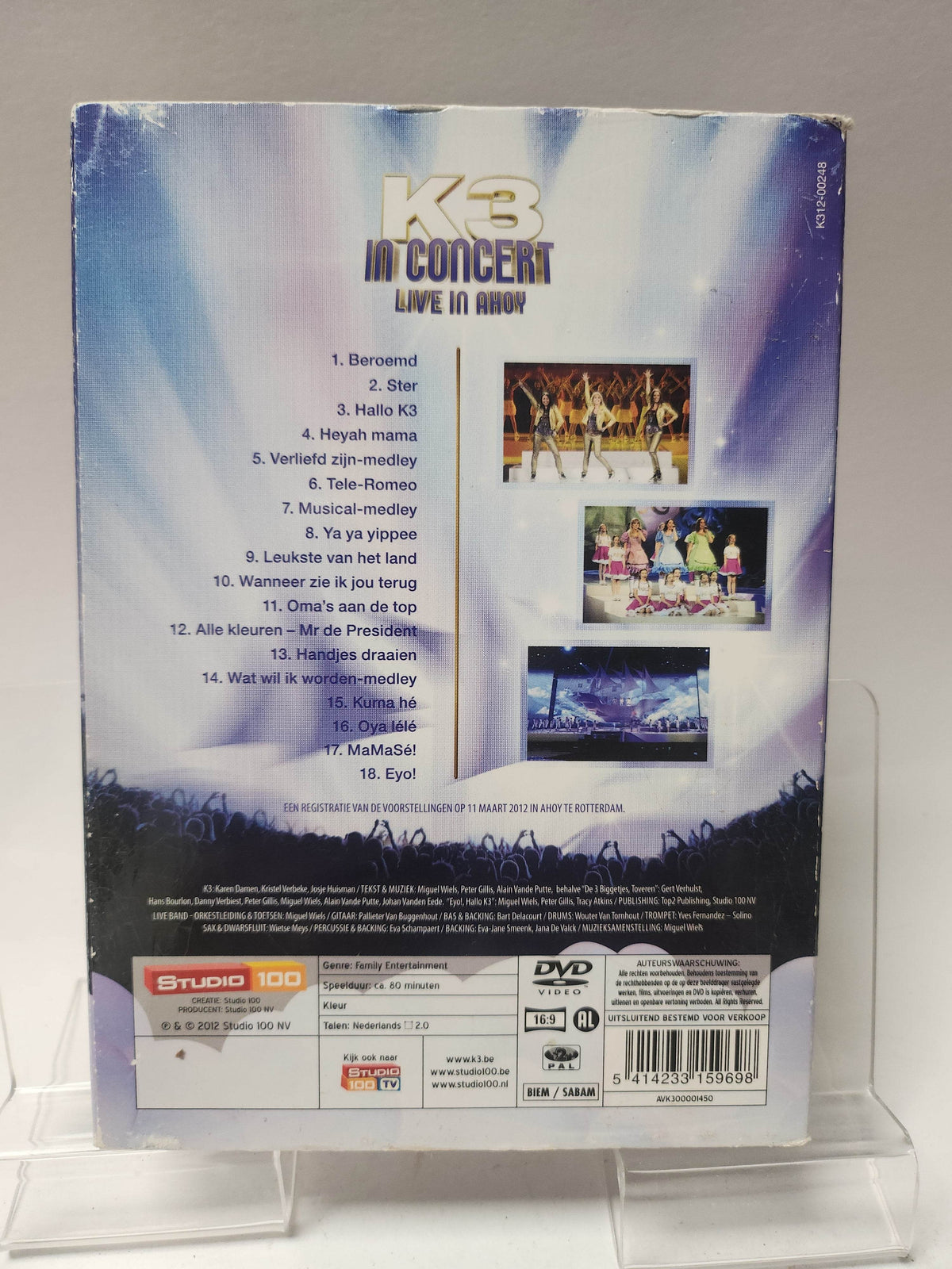 K3 in Concert Live in Ahoy DVD - Feniks Gameshop