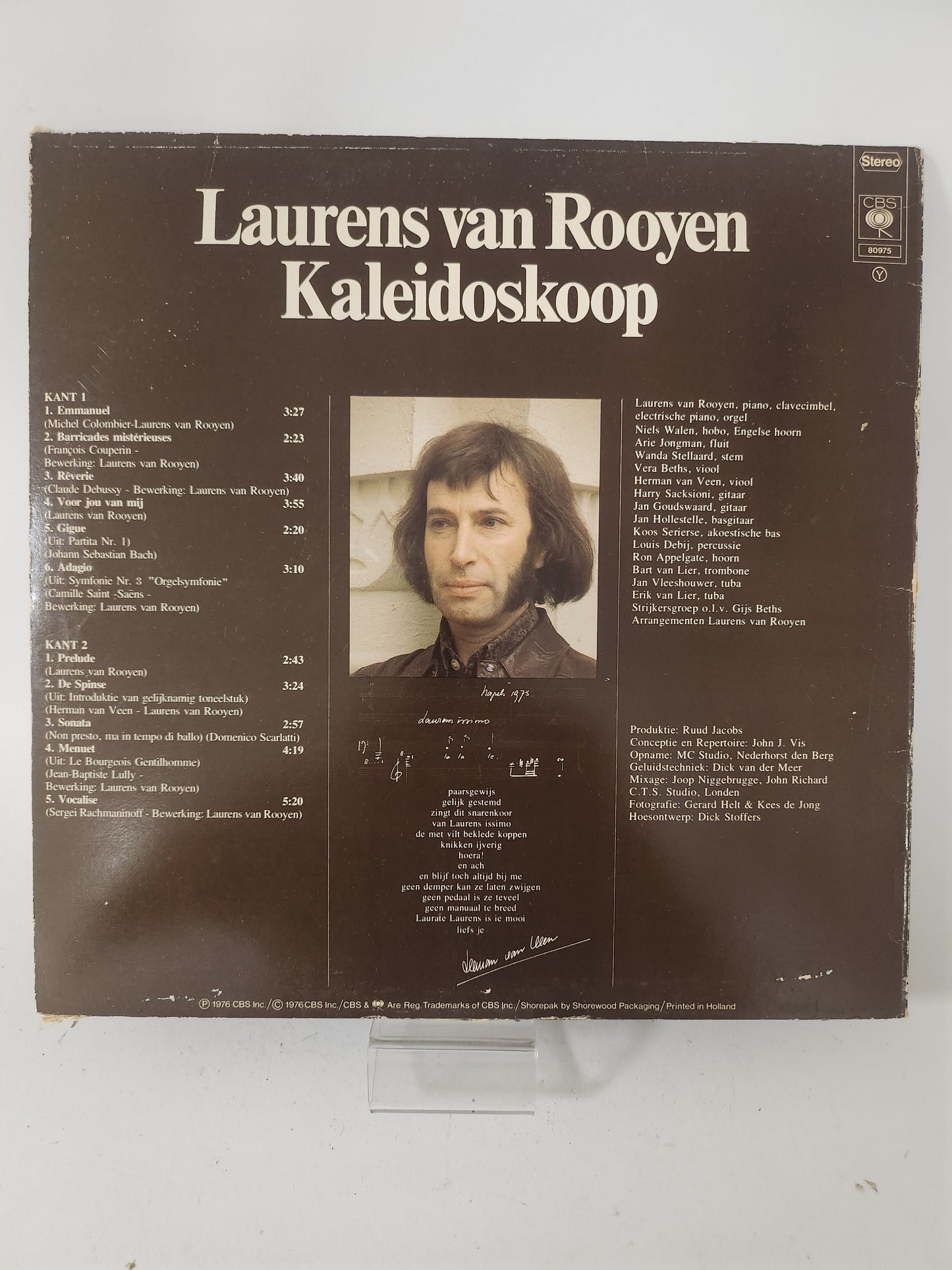 Kaleidoskoop: Laurens van Rooyen LP Vinyl - Lp Vinyl