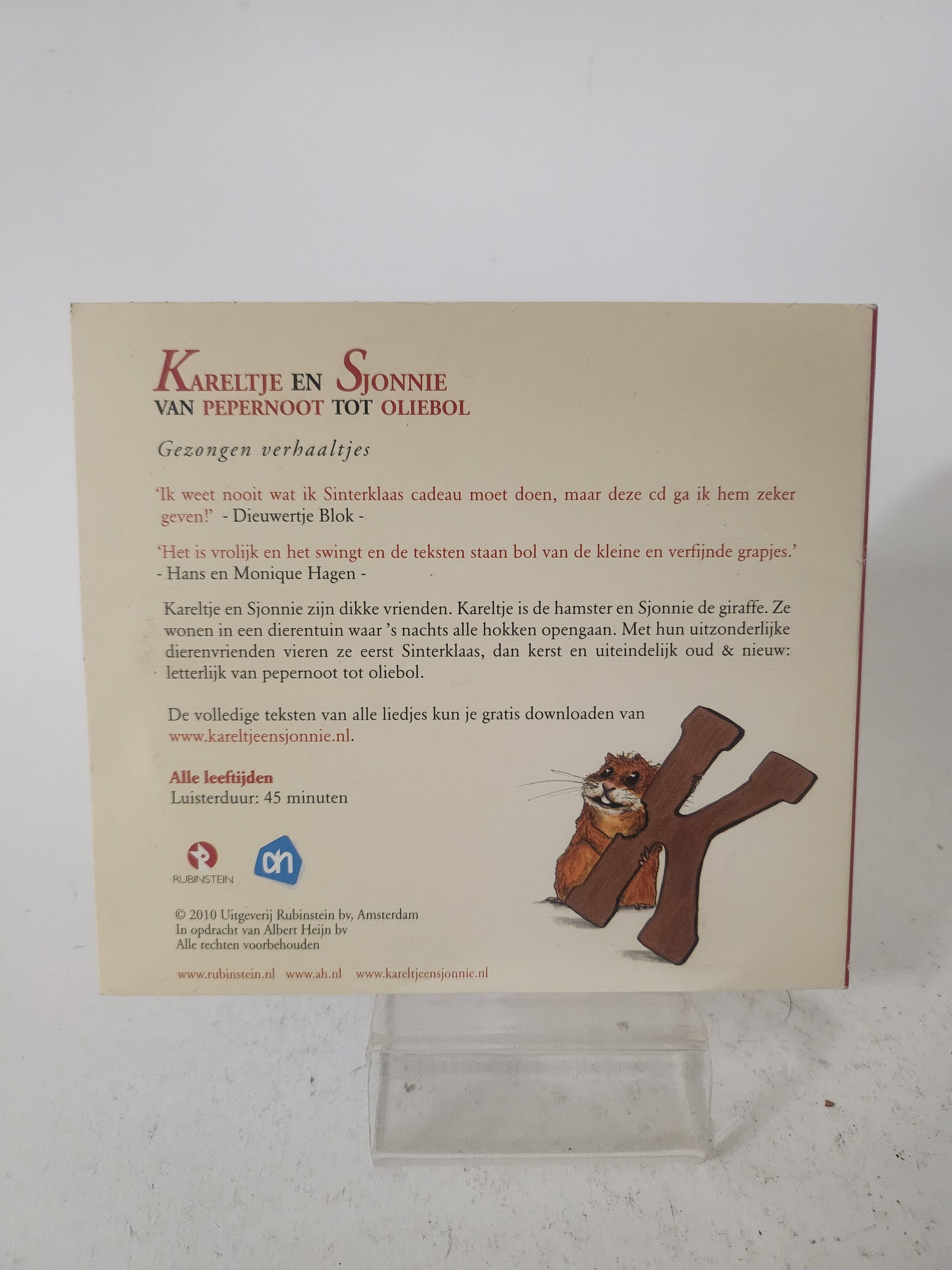 Kareltje en Sjonnie: van Pepernoot tot Oliebol CD Single - CD Single
