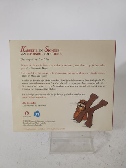 Kareltje en Sjonnie: van Pepernoot tot Oliebol CD Single - CD Single