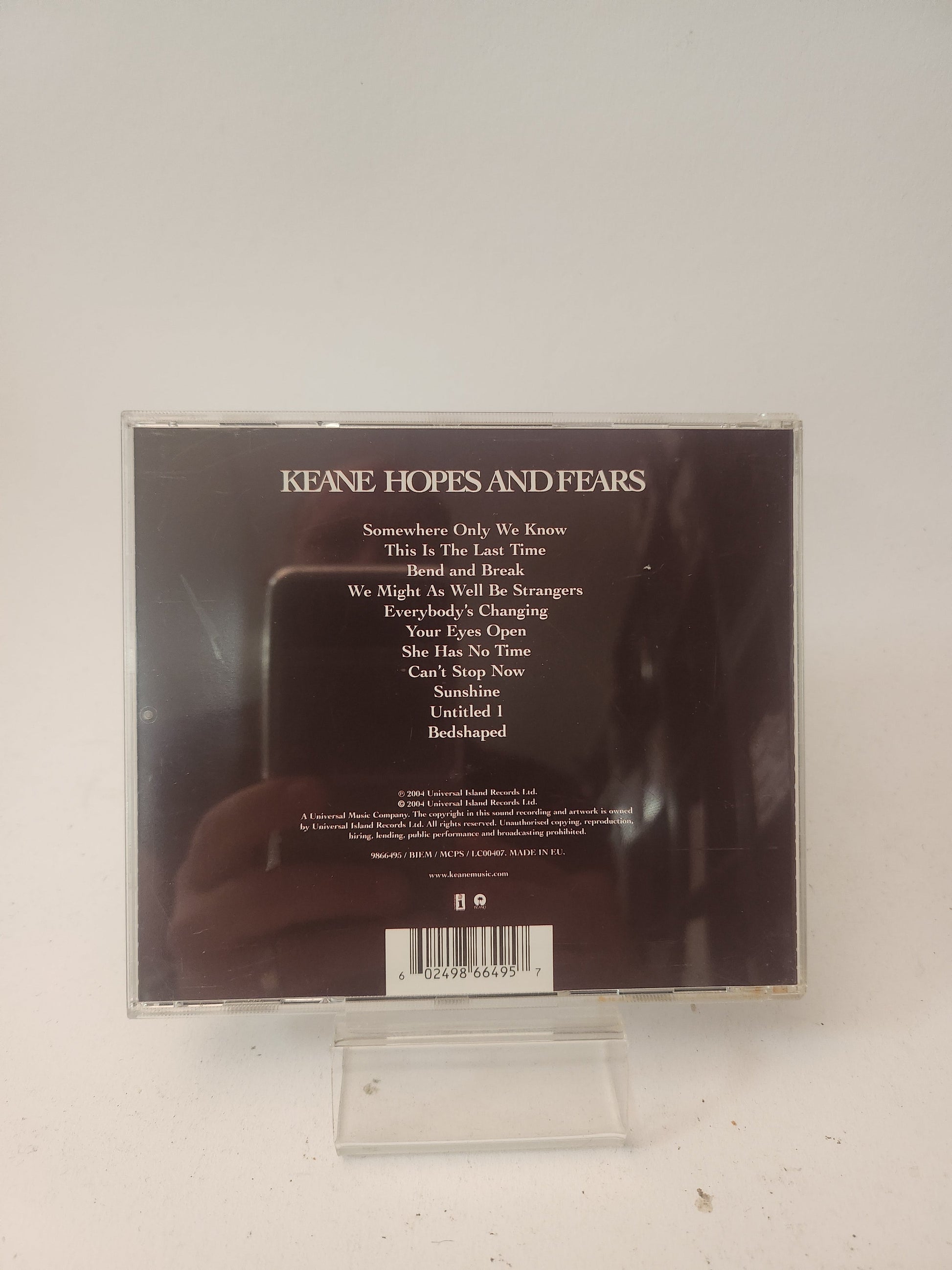 Keane: Hopes and Fears CD - Cd