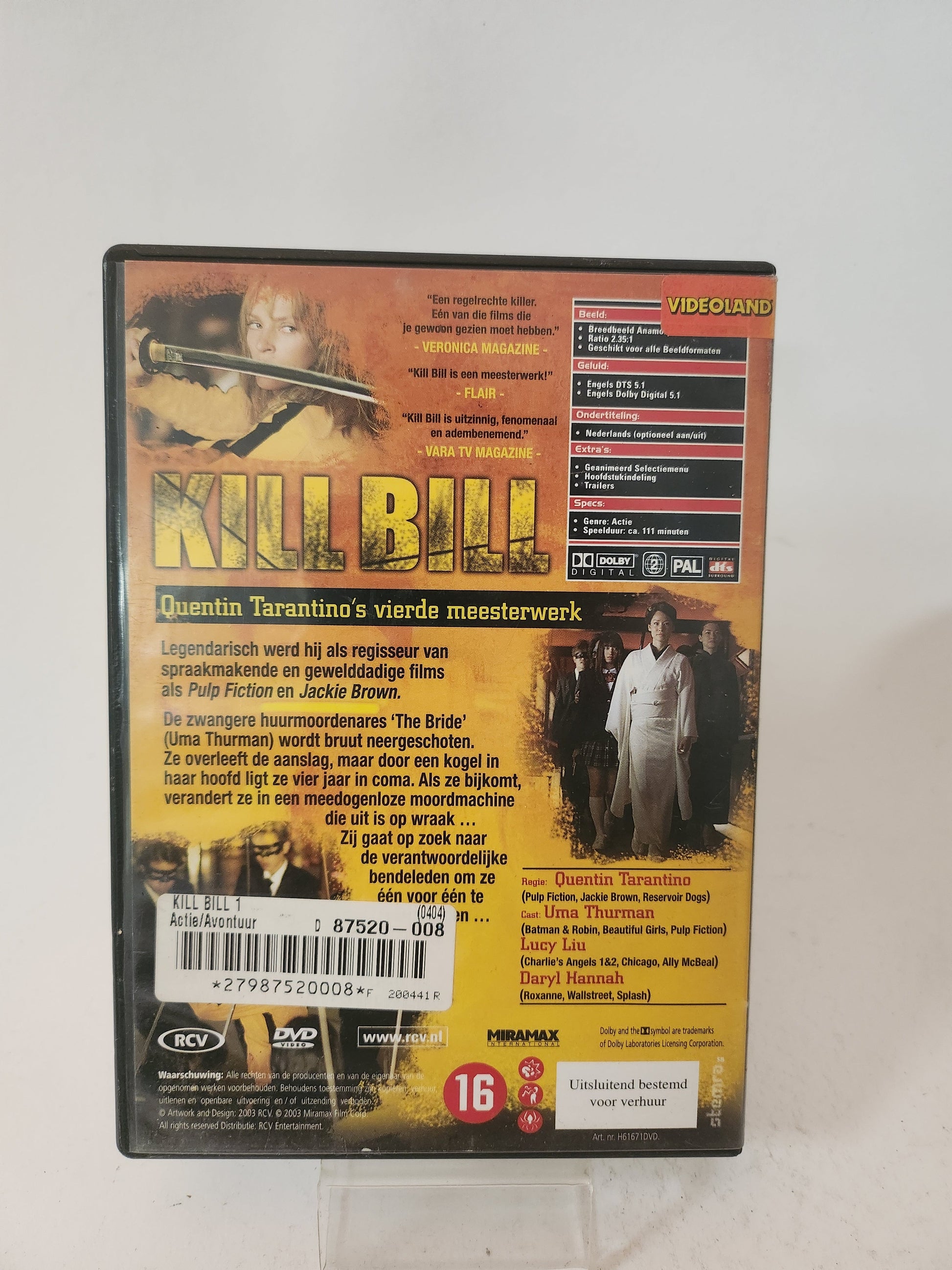 Kill Bill Dvd - Dvd Volwassenen