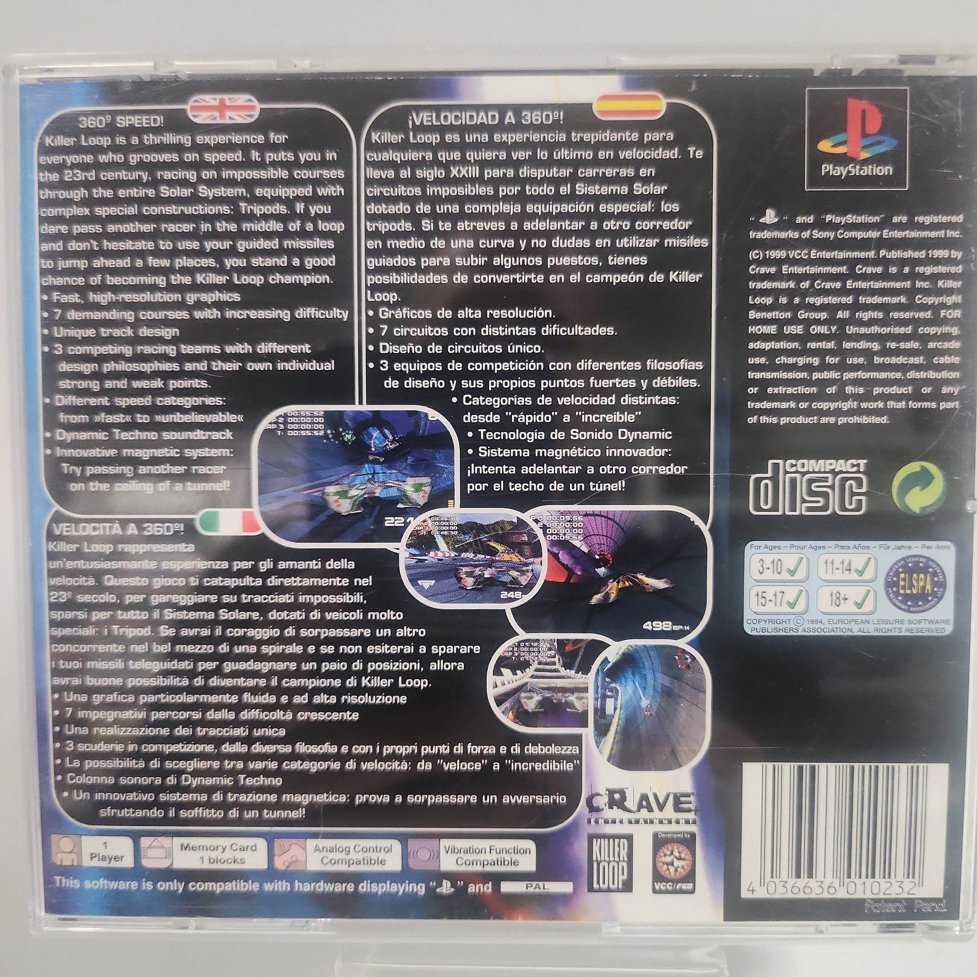Killer Loop Playstation 1 - Feniks Gameshop