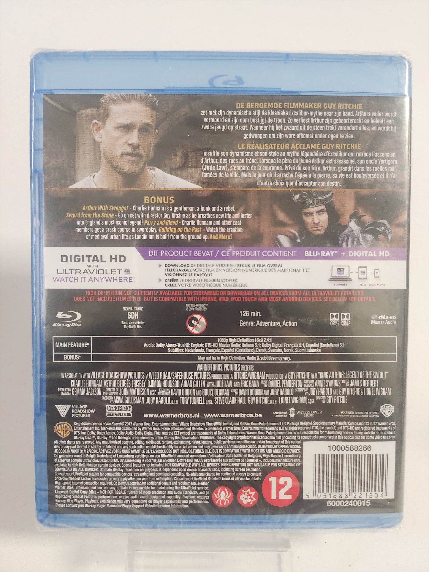 King Arthur Legend of the Sword geseald Blu-Ray - Feniks Gameshop