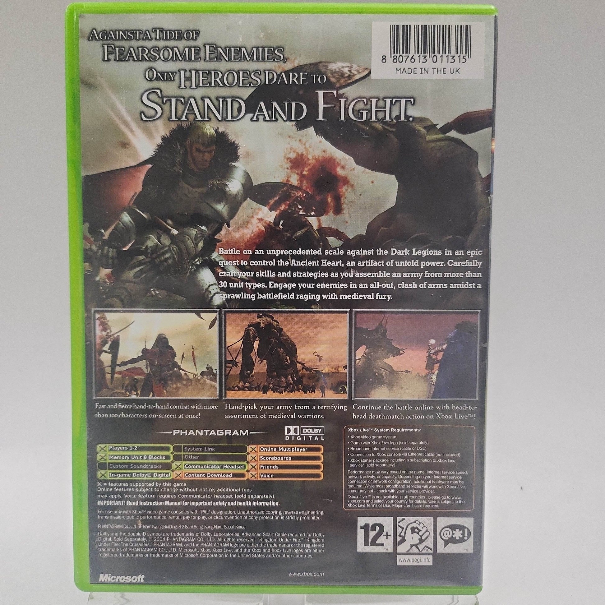 Kingdom under Fire the Crusaders Xbox Original - Feniks Gameshop