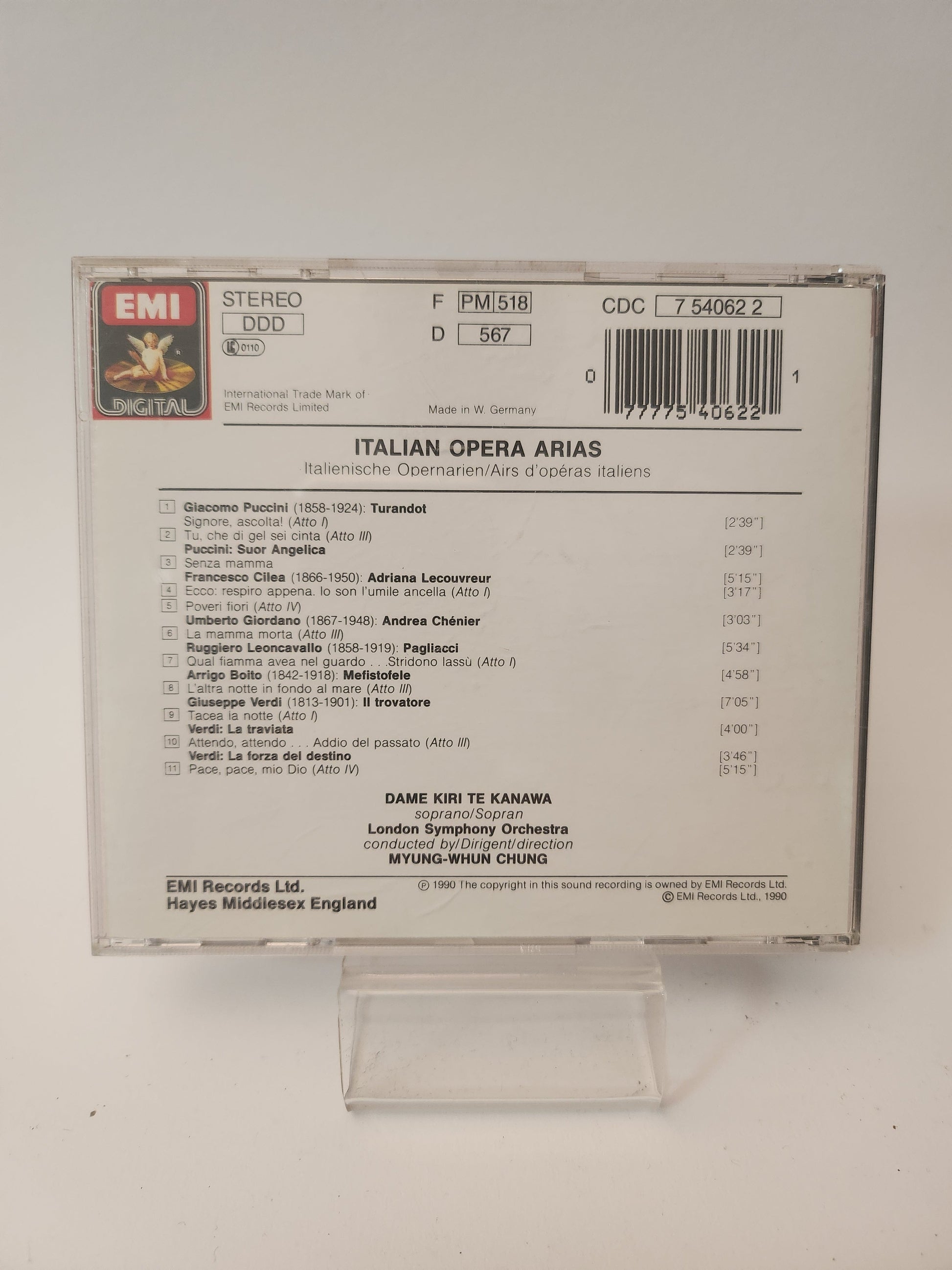 Kiri te Kanawa: Italian Opera Arias CD - Cd