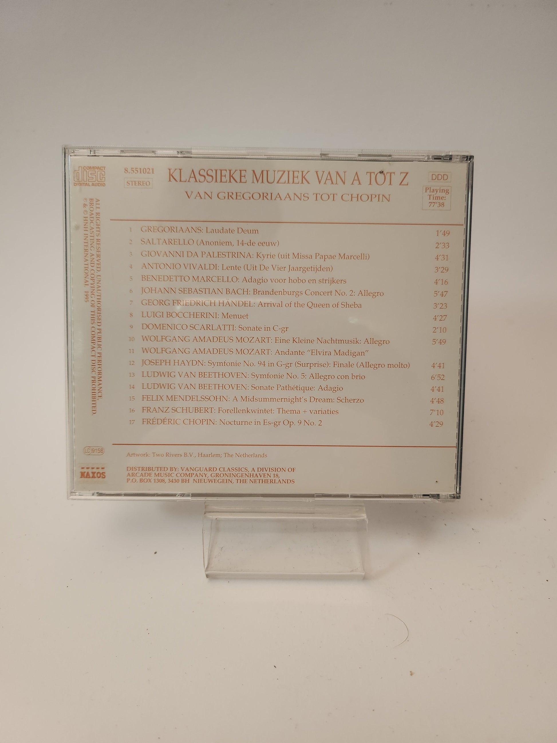 Klassieke Muziek van A tot Z CD - Cd