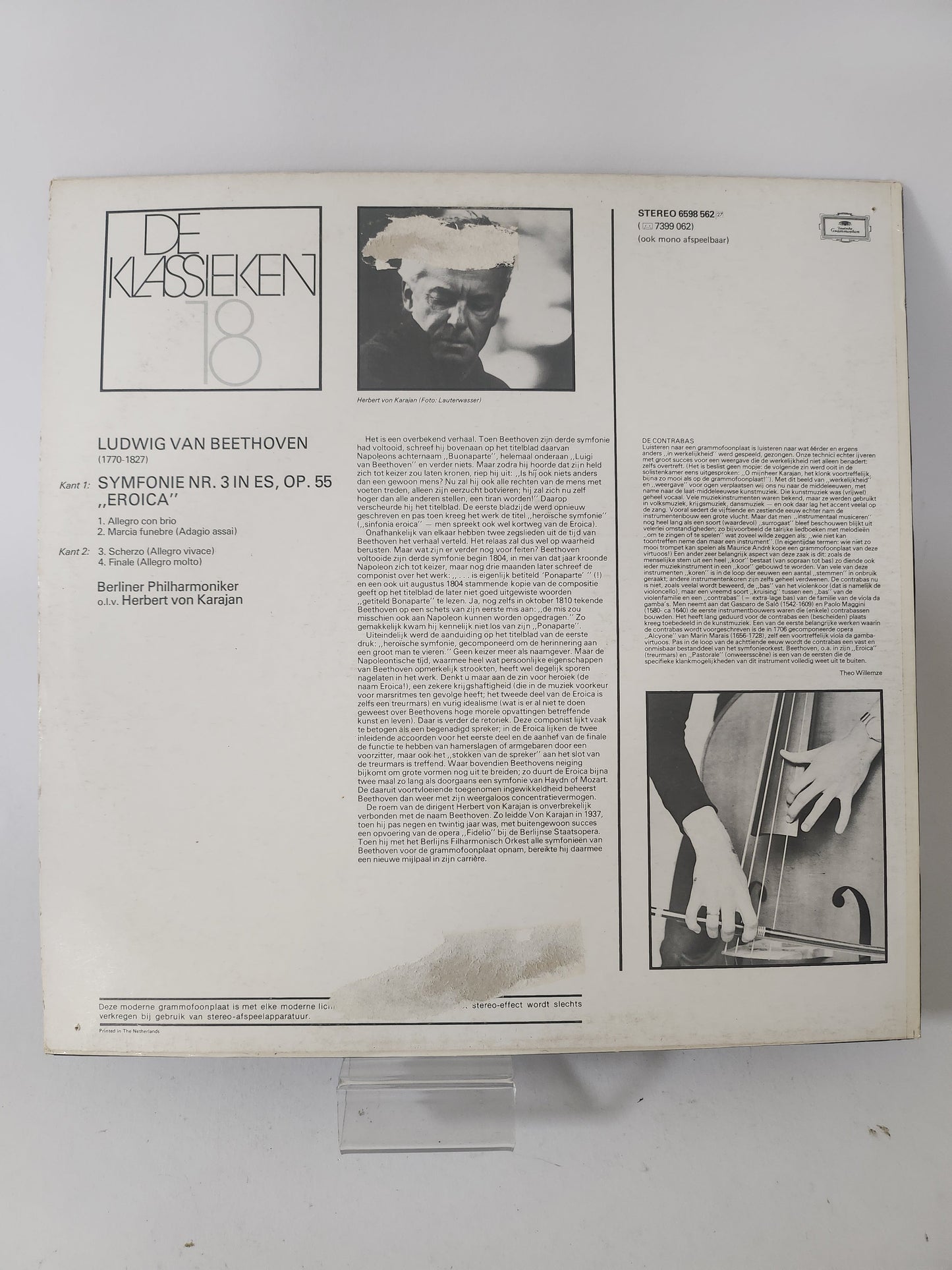 Klassieken 18: Symfonie Nr 3 Eroica LP Vinyl - Lp Vinyl