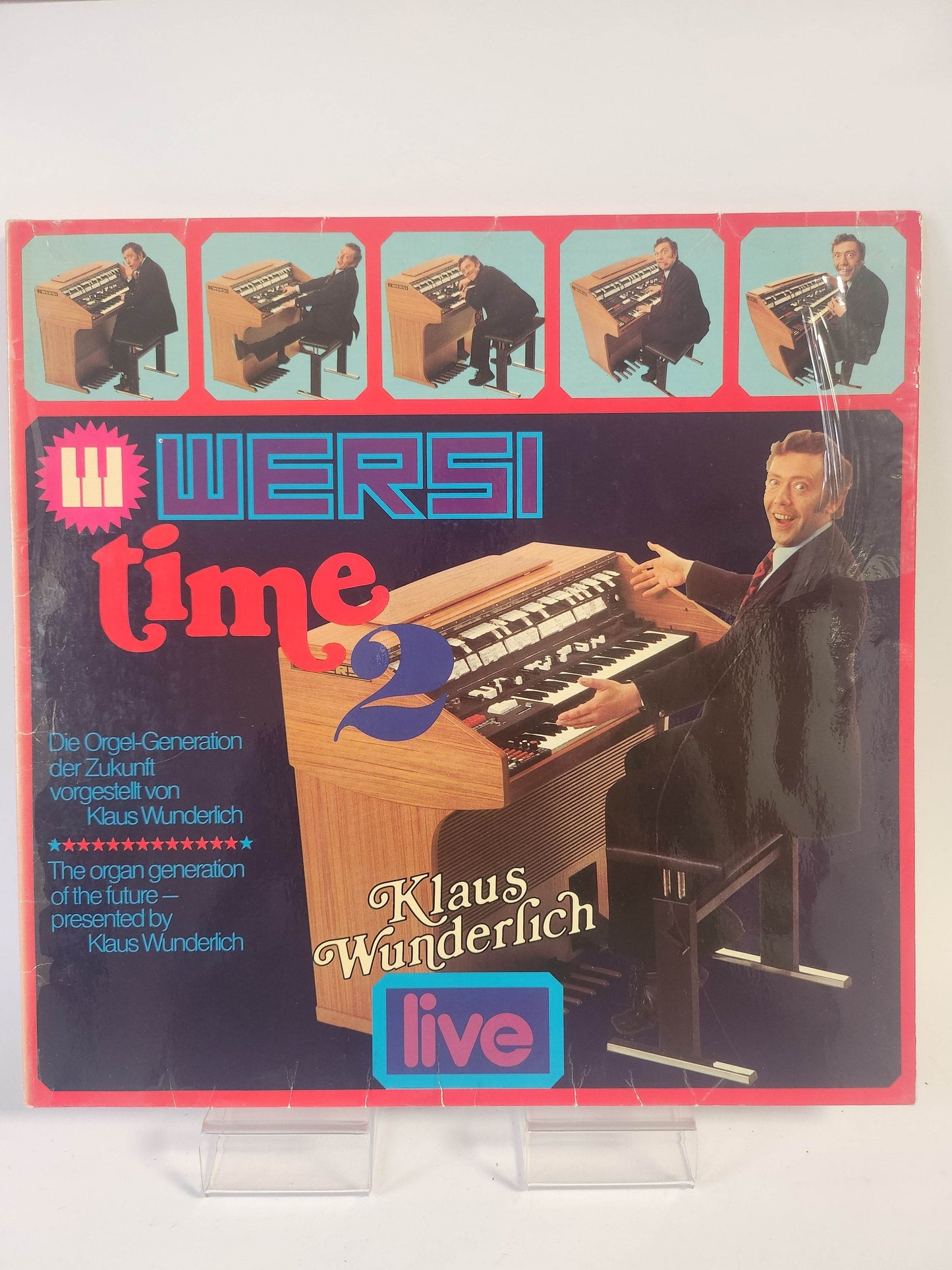 Klaus Wunderlich Live LP Vinyl - Feniks Gameshop