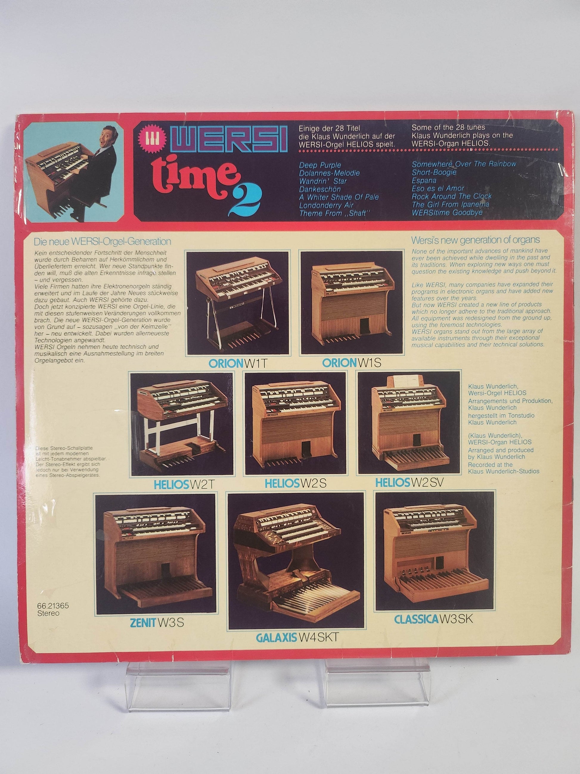 Klaus Wunderlich Live LP Vinyl - Feniks Gameshop