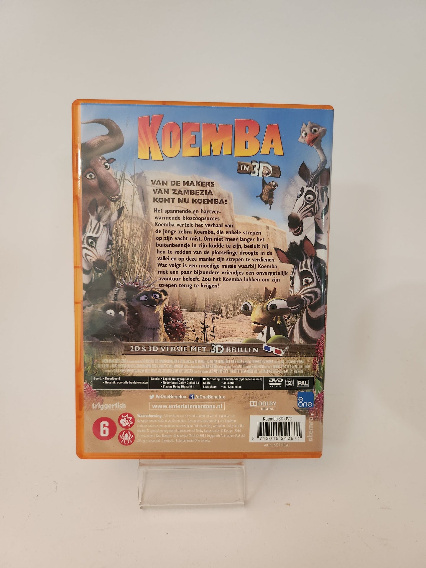 Koemba in 3D (inclusief 2 x 3D Brillen) DVD Kids - Dvd kids