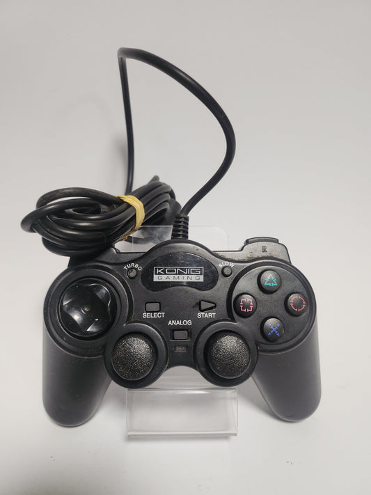 Konig Gaming Zwarte Controller Playstation 2 - Playstation 2 Accessoires