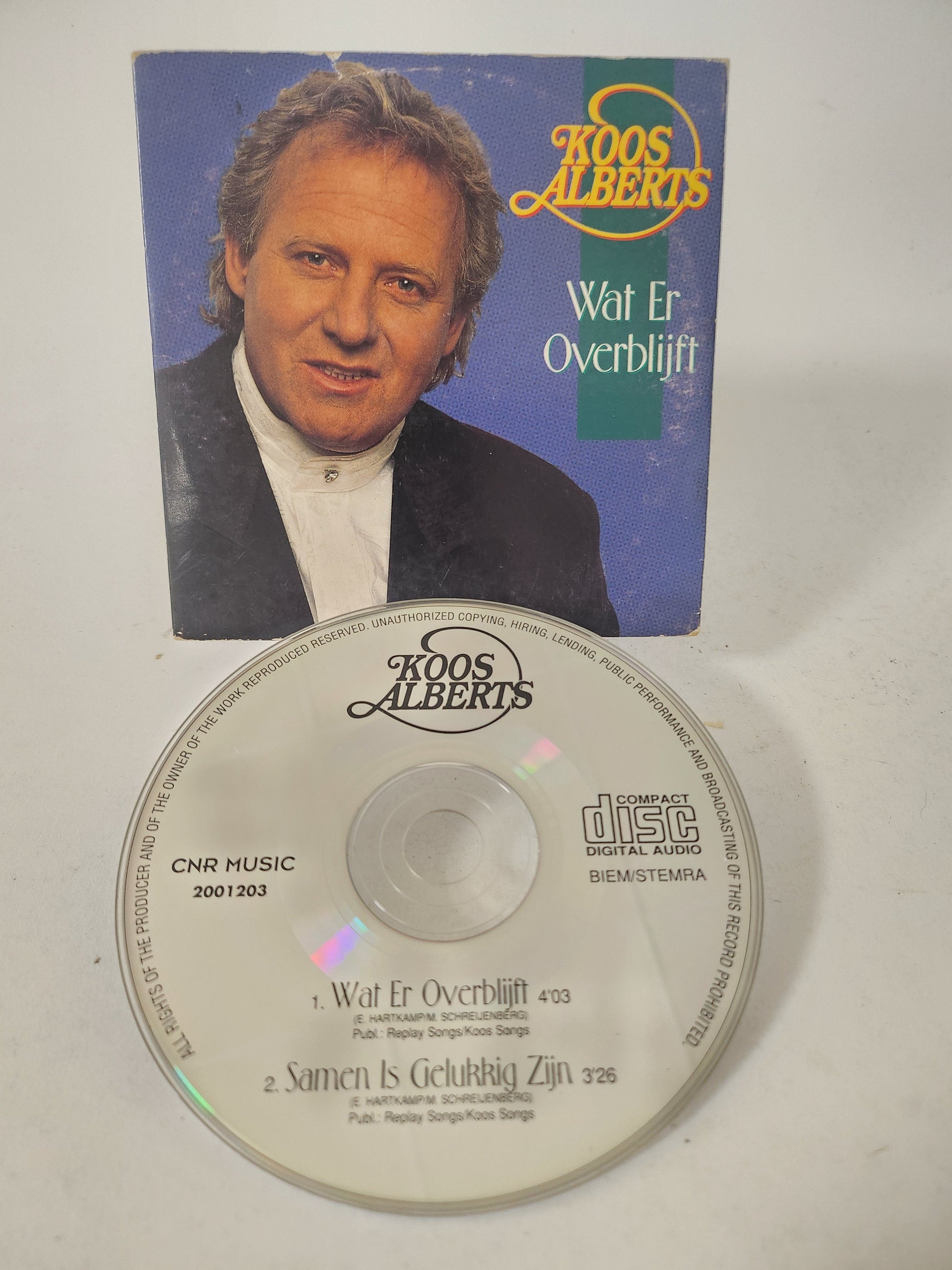 Koos Alberts: Wat er Overblijft CD Single - CD Single