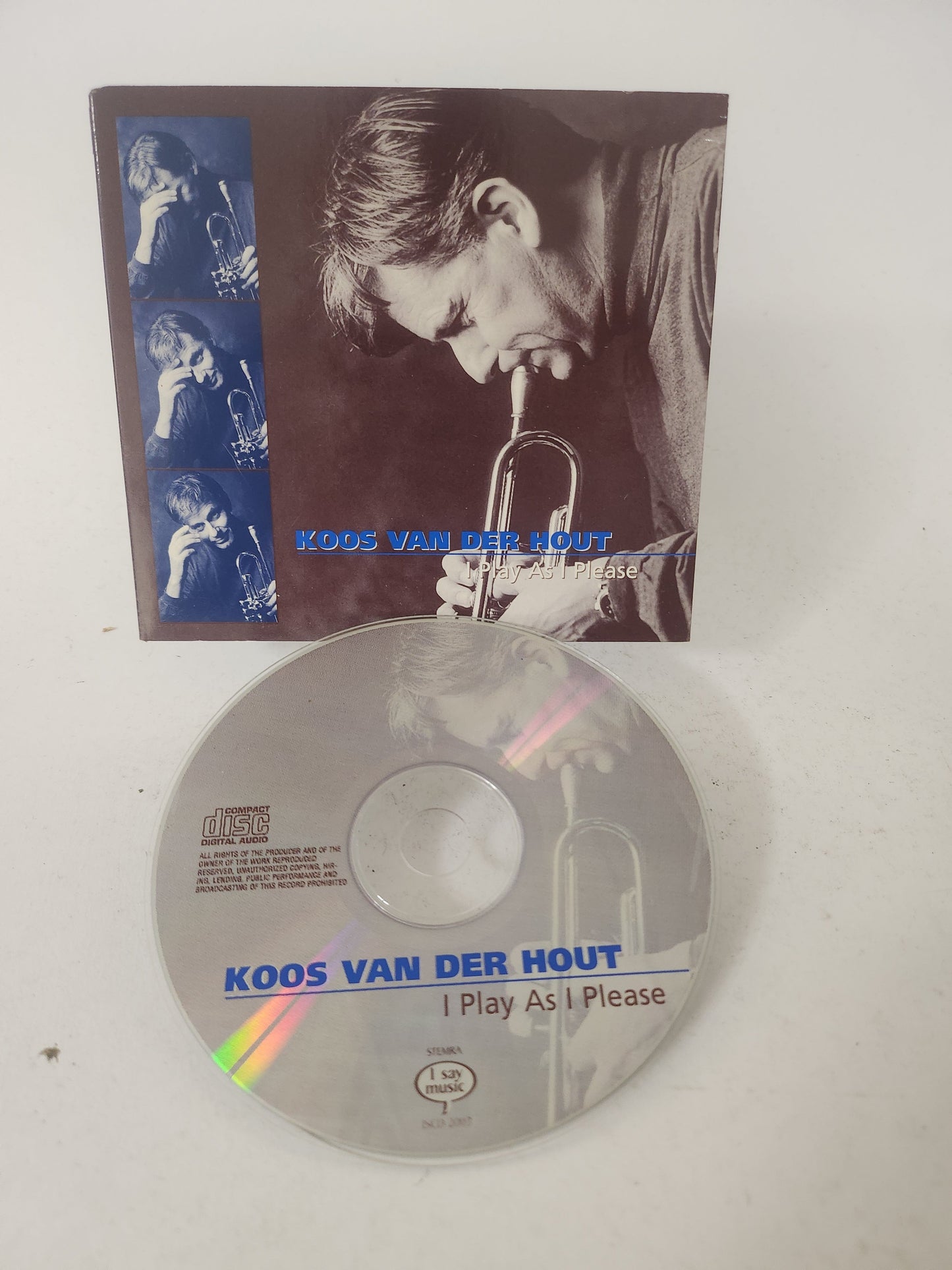 Koos van den Hout: I Play as I Please CD - Cd