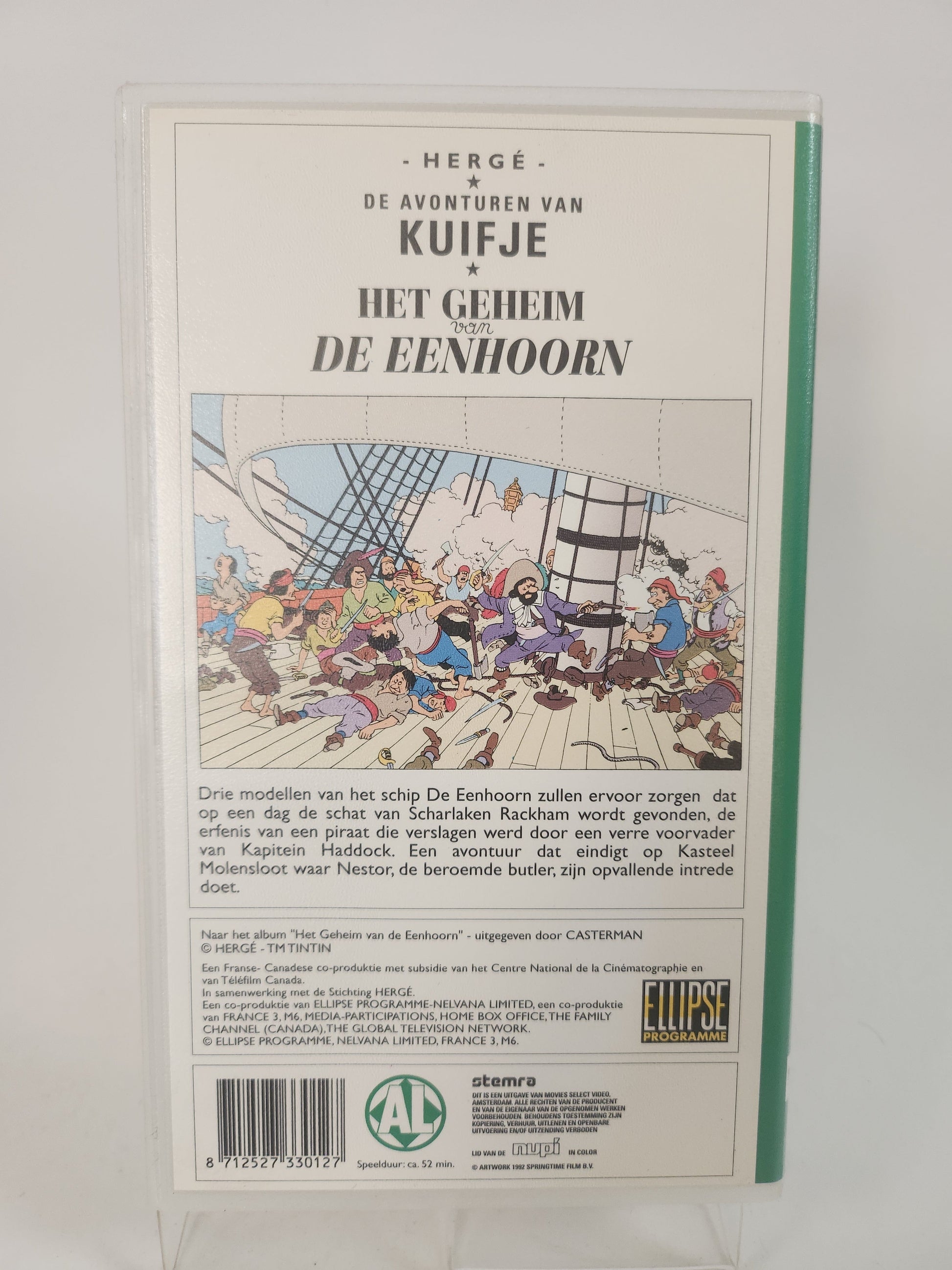 Kuifje ’het Geheim van de Eenhoorn’ geseald VHS Kids - VHS Kids