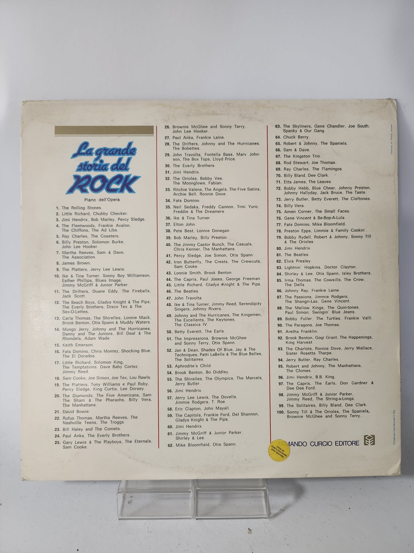 La Grande storia del Rock: Billy Vera LP Vinyl - Lp Vinyl