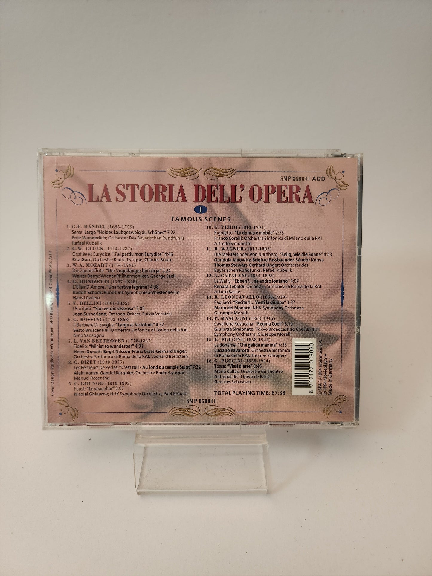 La Storia Dell’Opera Deel 1 CD - Cd