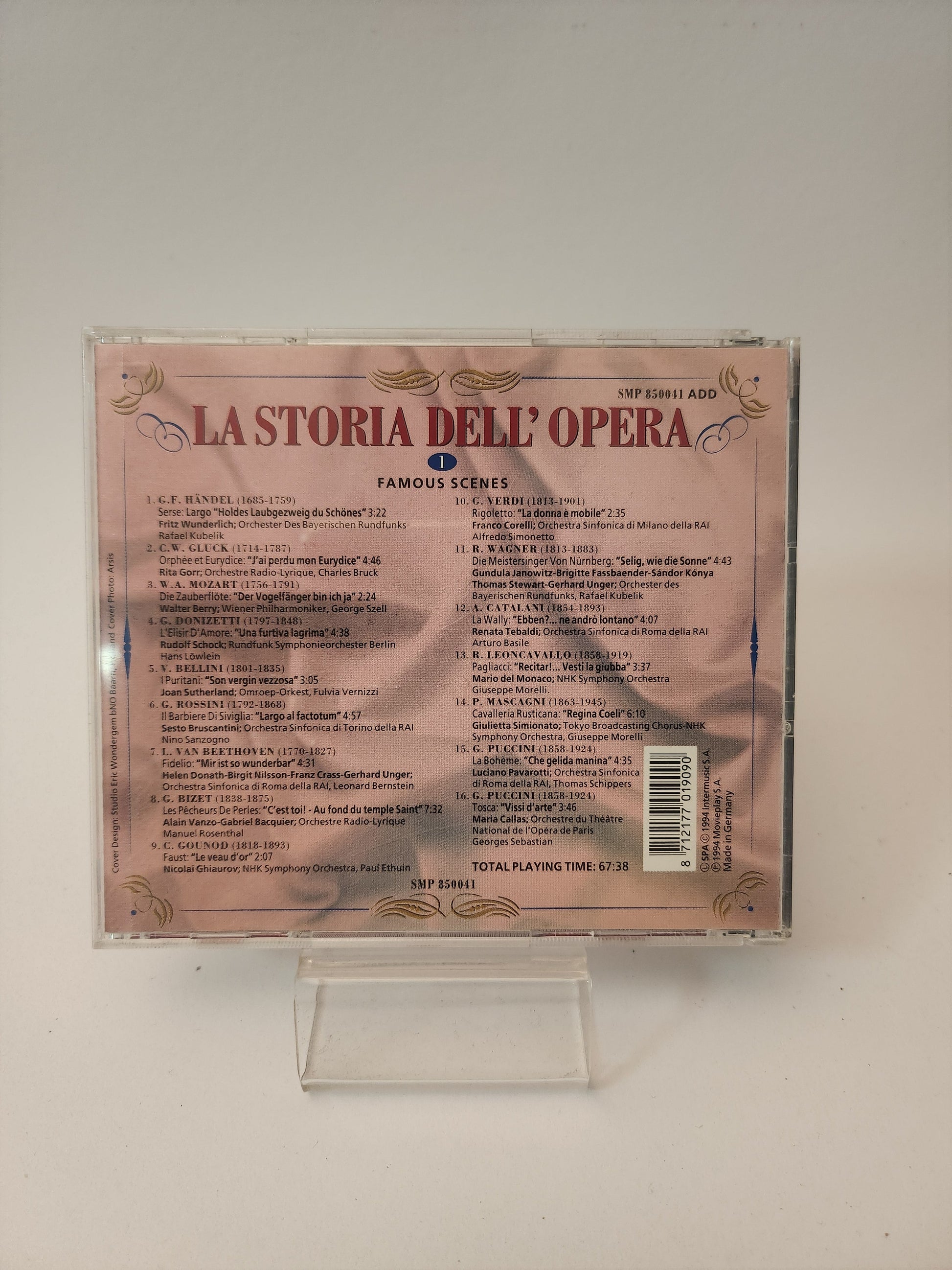 La Storia Dell’Opera Deel 1 CD - Cd
