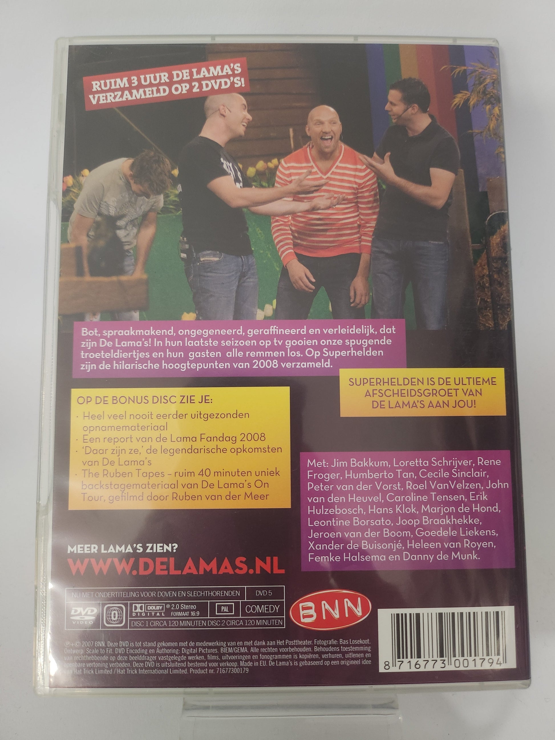 Lama’s: Superhelden Dvd - Dvd Volwassenen