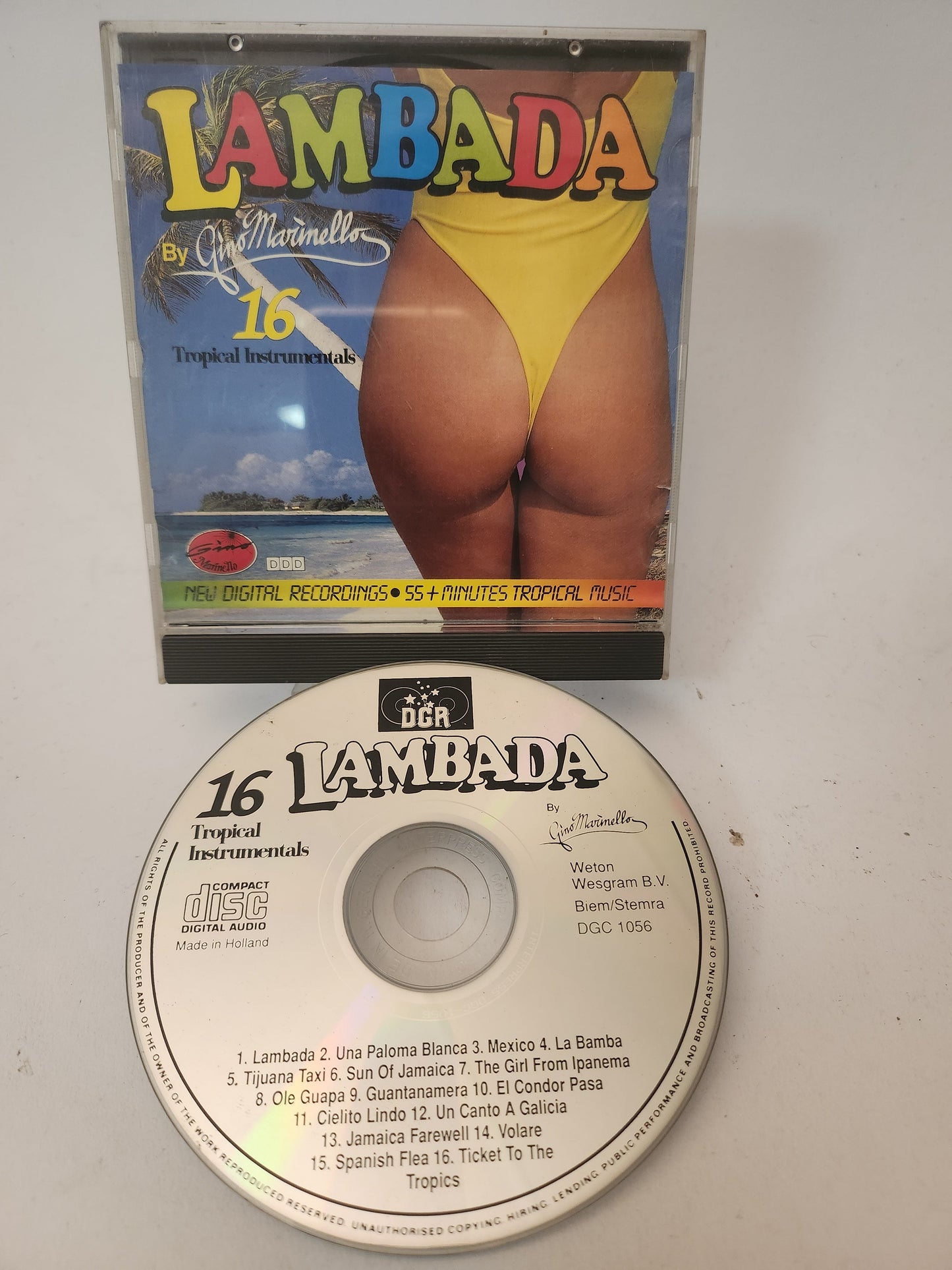 Lambada: 16 Tropical Instrumentals CD - Cd