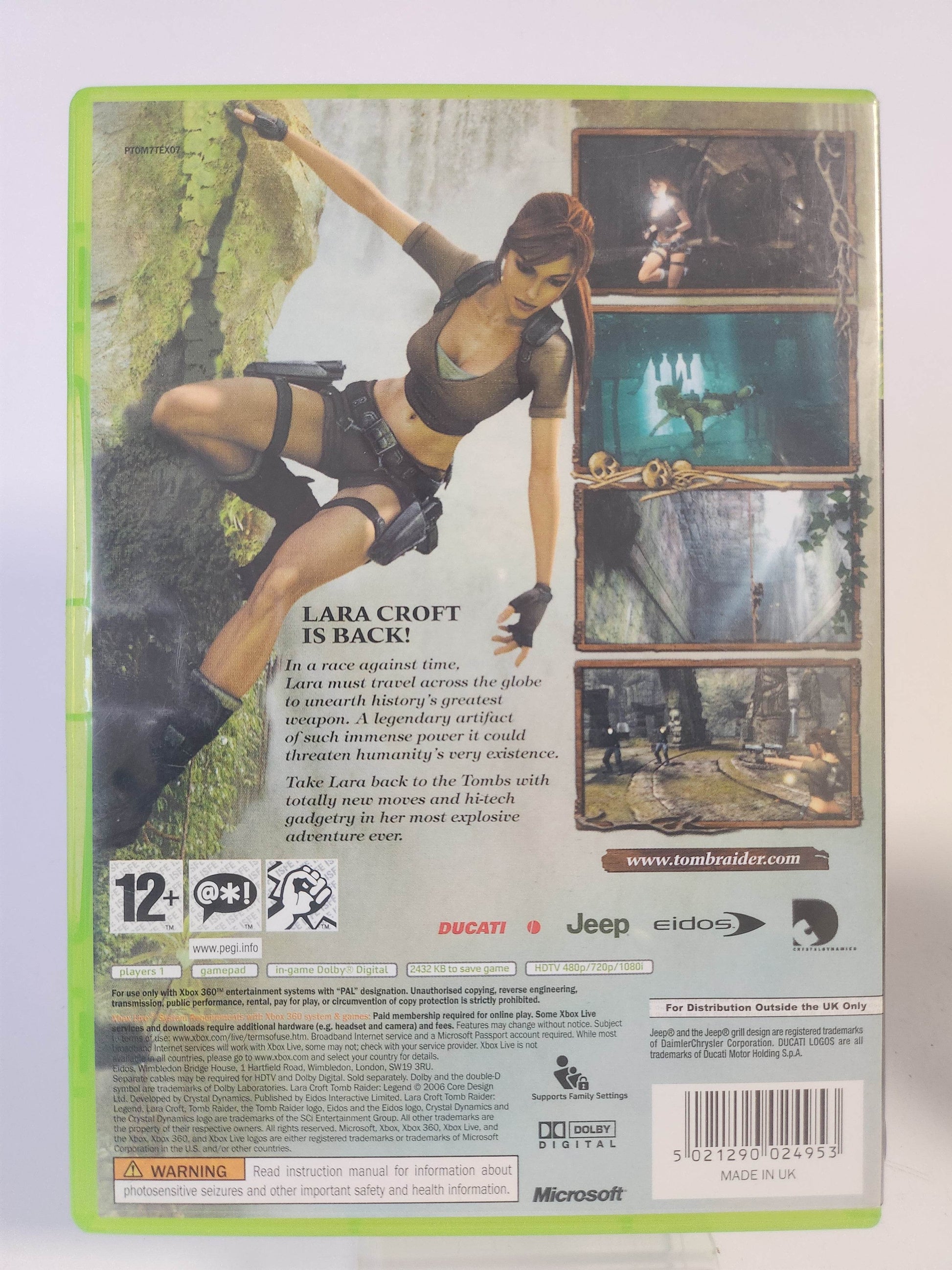 Lara Croft Tomb Raider Legend (No Book) Xbox 360 - Feniks Gameshop
