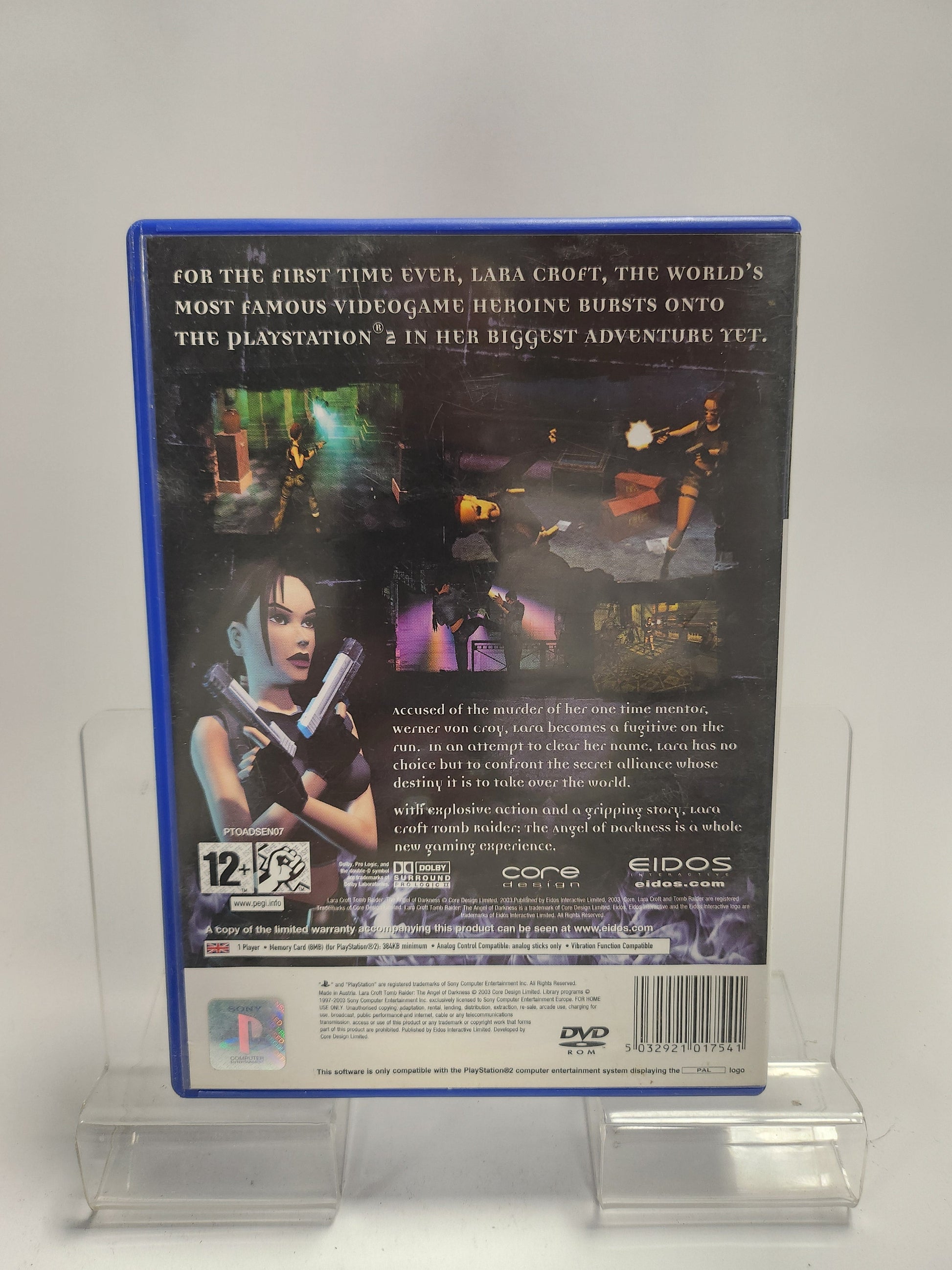 Lara Croft Tomb Raider the Angel of Darkness Playstation 2 - Playstation 2 Games