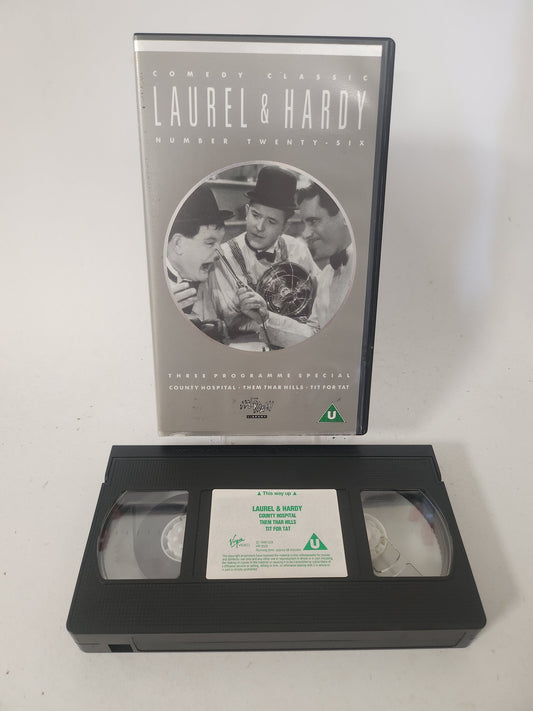 Laurel & Hardy 3 Delen op 1 VHS - VHS Volwassenen