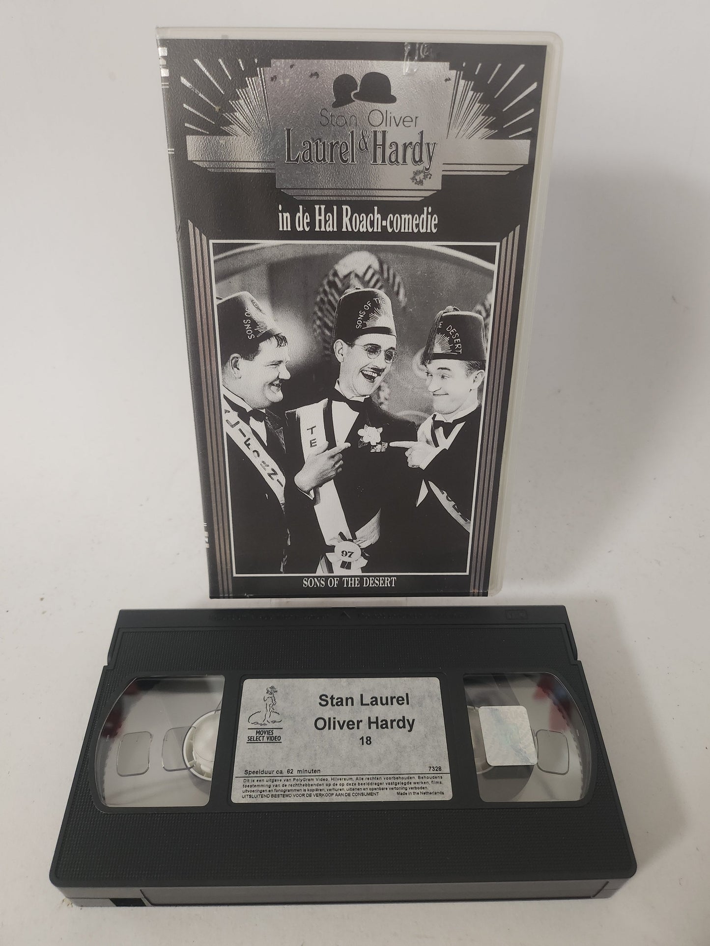 Laurel & Hardy Deel 18 Sons of the Desert VHS - VHS Volwassenen