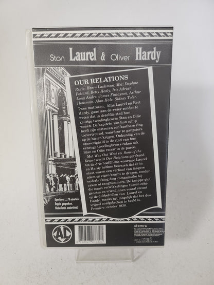 Laurel & Hardy Deel 22 Our Relations geseald VHS - VHS Volwassenen