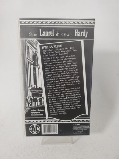 Laurel & Hardy Deel 24 Swiss Miss Geseald VHS - VHS Volwassenen