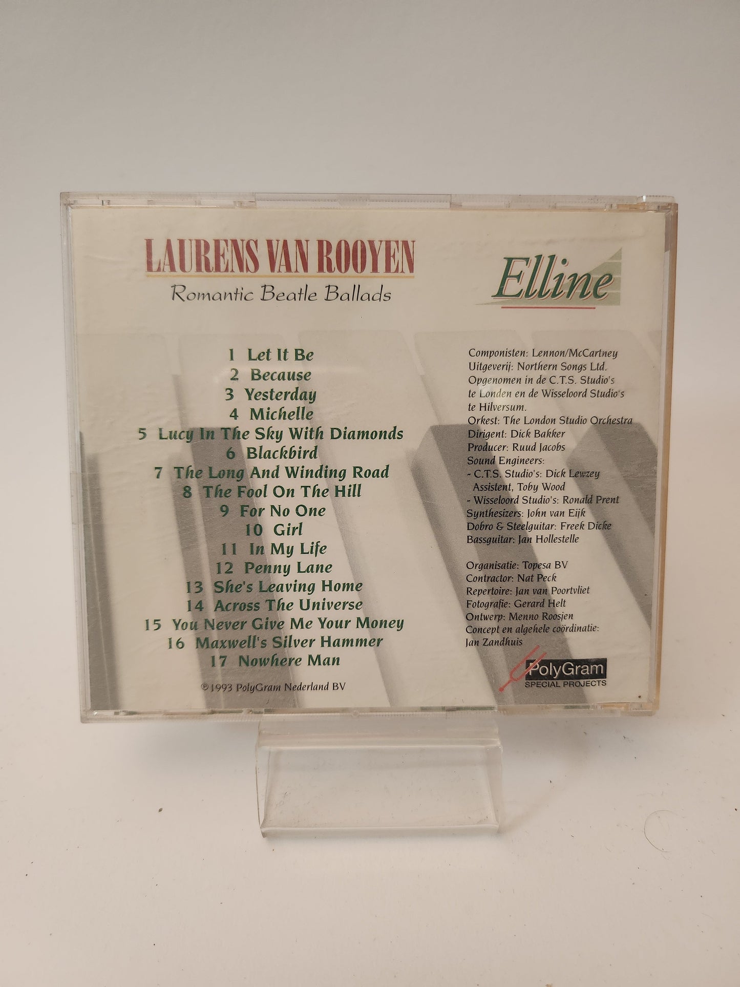 Laurens van Rooyen: Romantic Beatle Ballads CD - Cd