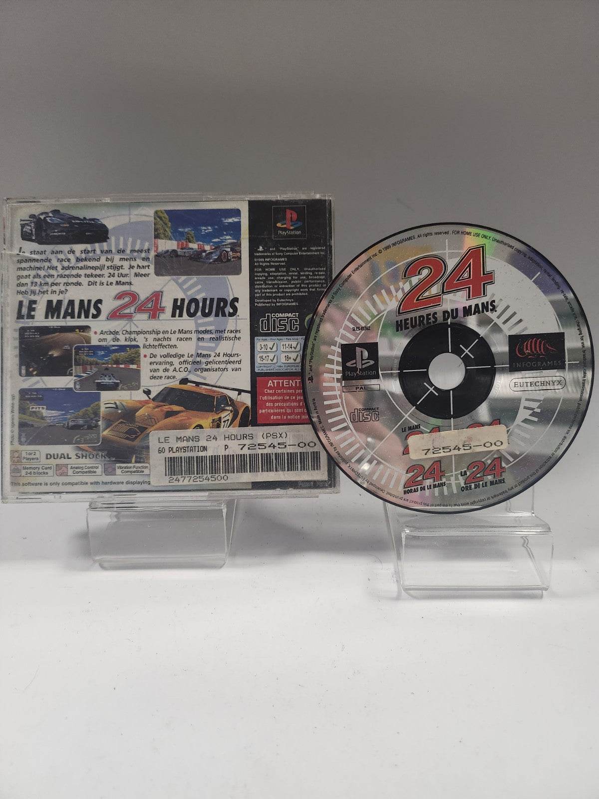 Le Mans 24 Hours (No Book, Only backcover) PlayStation 1 - Feniks Gameshop