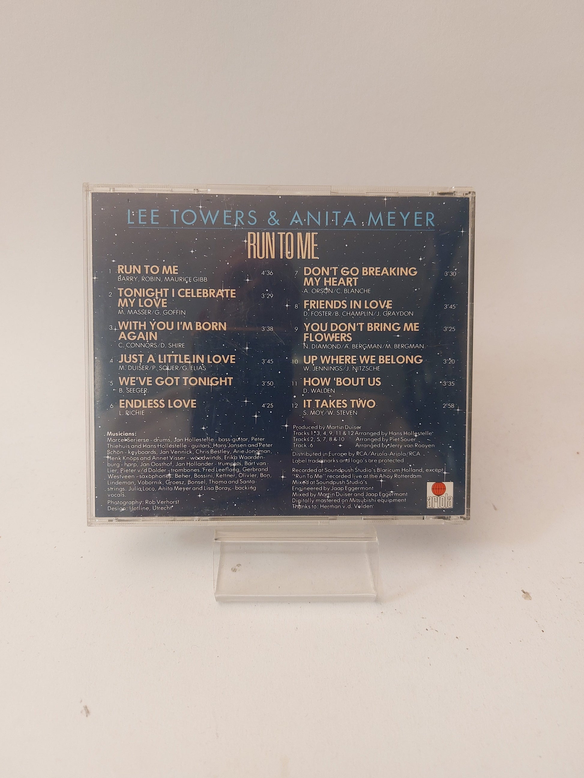 Lee Towers & Anite Meyer: Run to Me CD - Cd