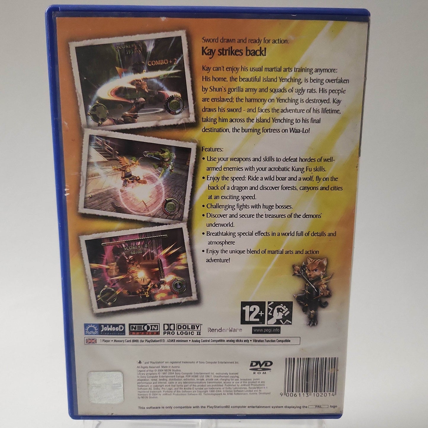 Legend of Kay (No Book) Playstation 2 - Feniks Gameshop