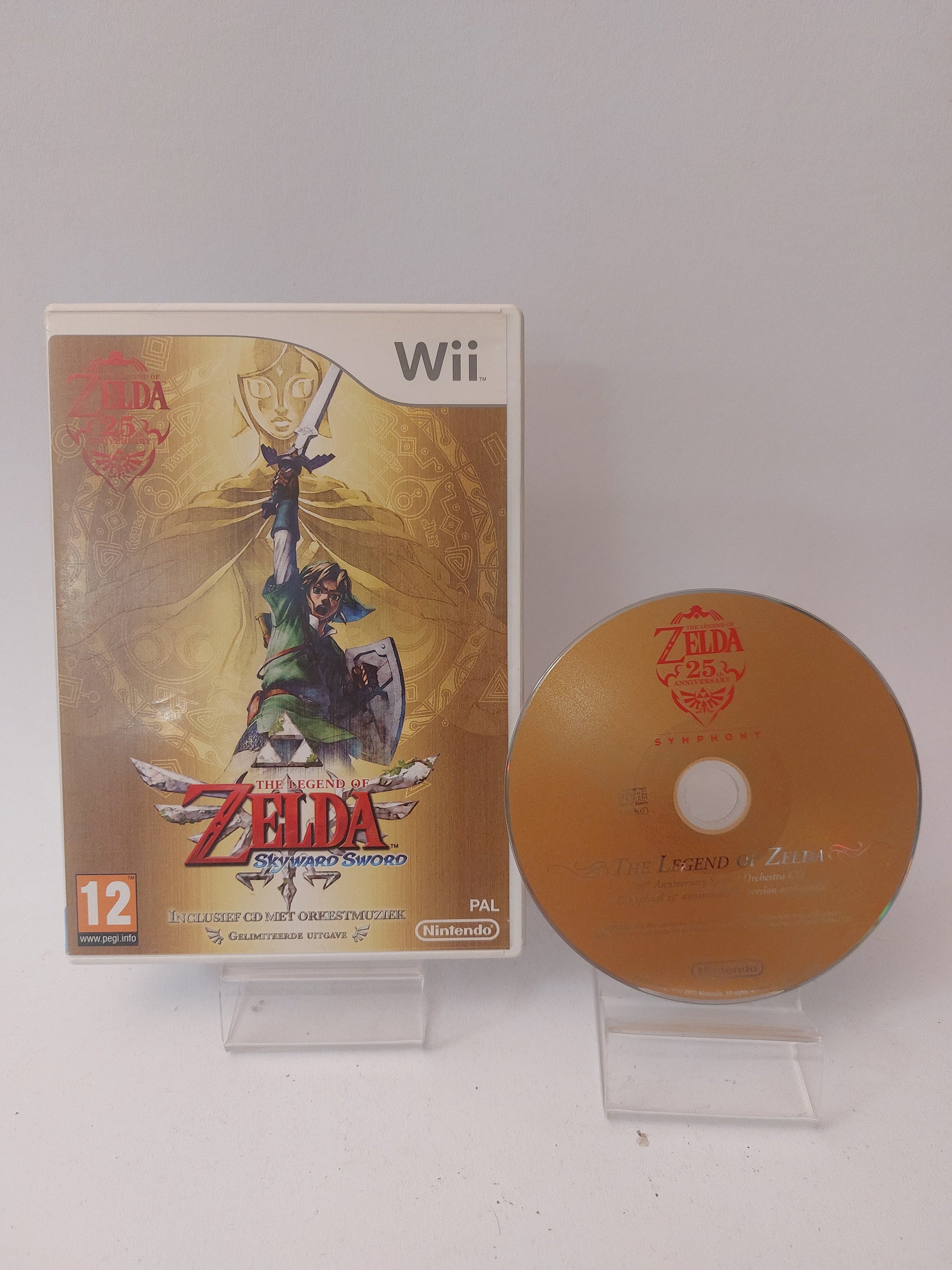 Legend of Zelda Skyward Sword inclusief CD met Orkestmuziek Nintendo Wii - Nintendo Wii Games