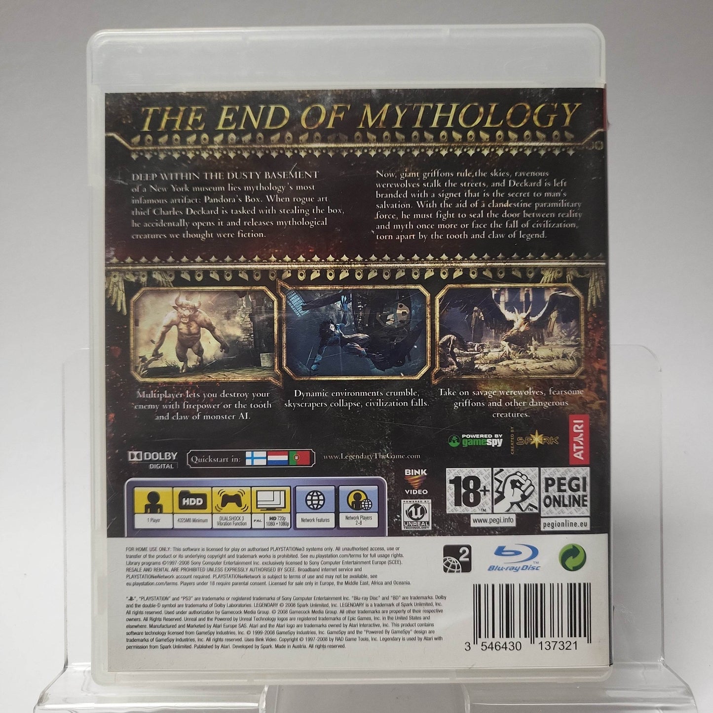 Legendary Playstation 3 - Feniks Gameshop