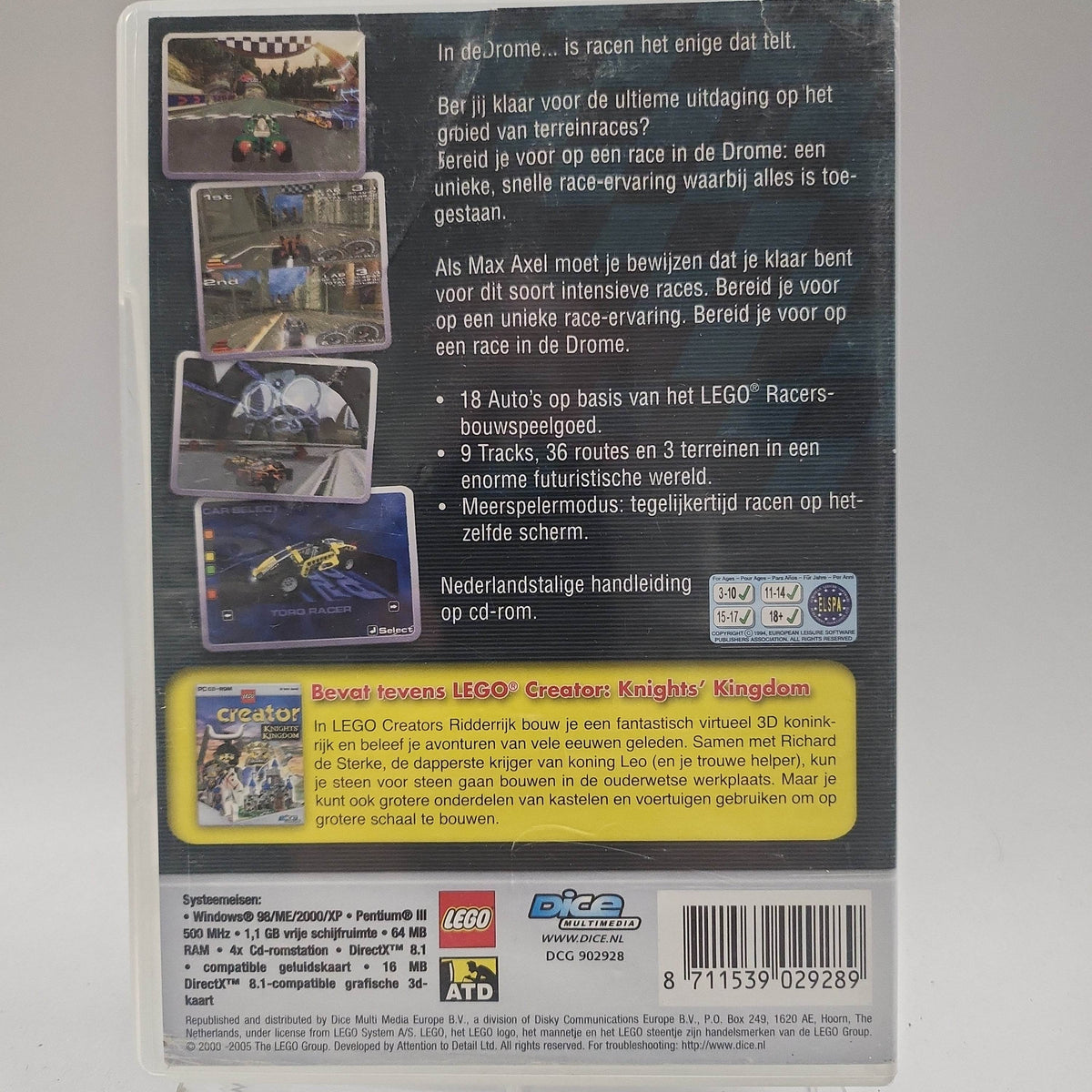 LEGO Drome Racers + Creator Knights Kingdom (No Book) PC - Feniks Gameshop