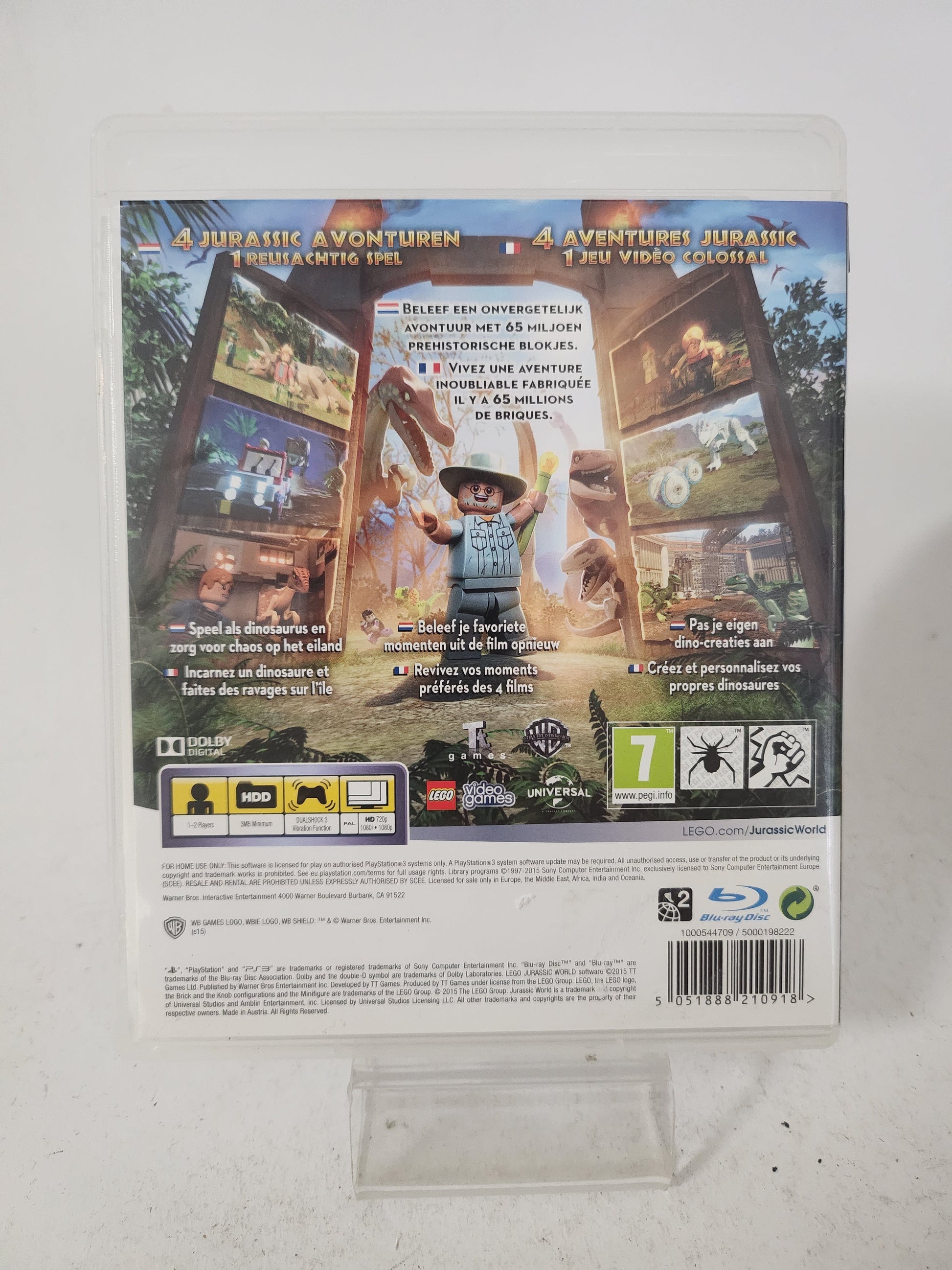 Lego Jurassic World (No Book) PlayStation 3 - playstation 3 Games