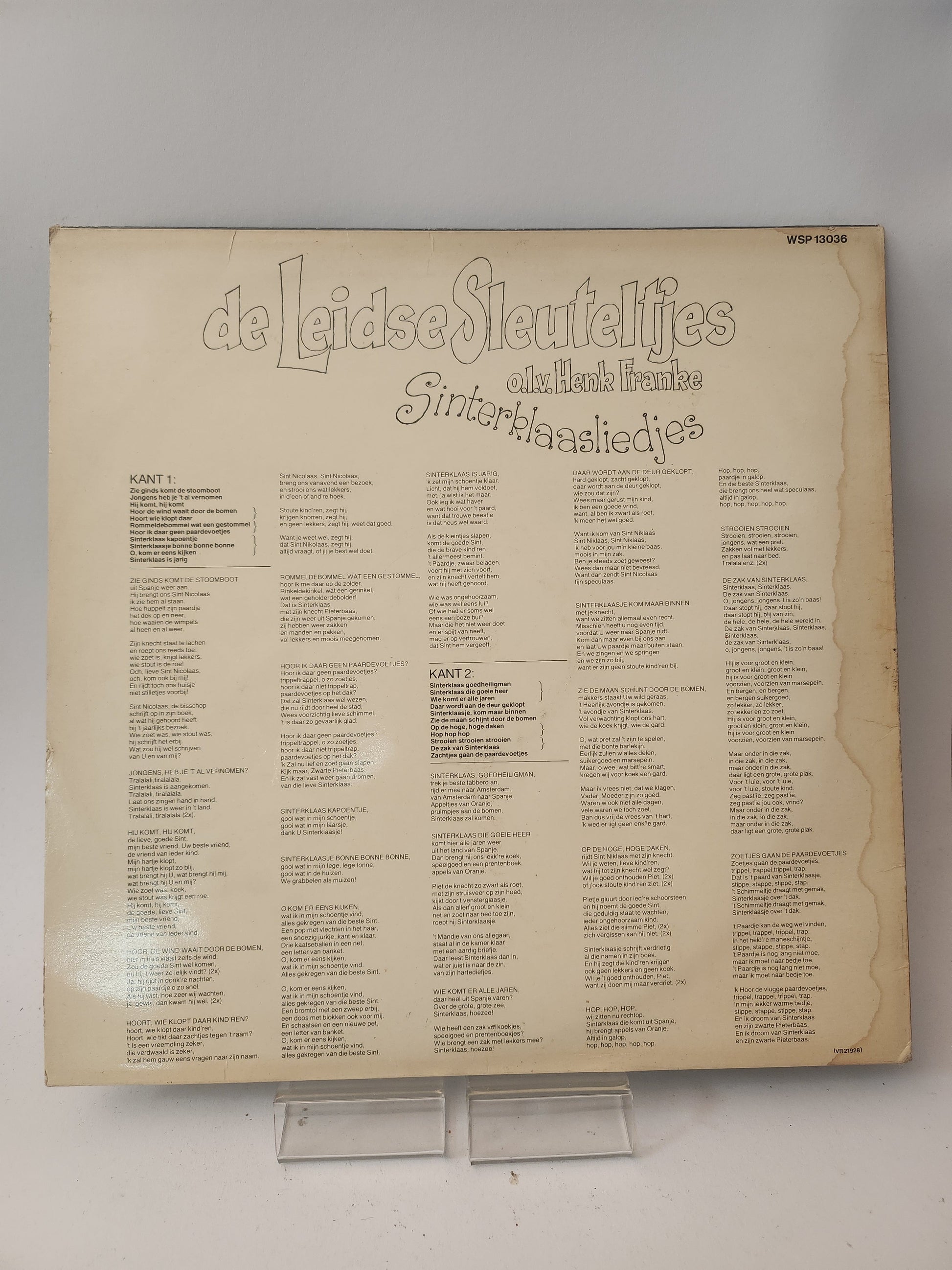 Leidse Sleuteltjes: Sinterklaasliedjes LP Vinyl - Lp Vinyl
