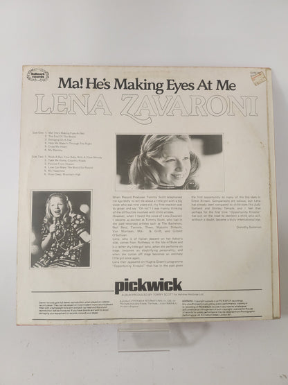 Lena Zavaroni: Ma He’s Making Eyes on Me LP Vinyl - Lp Vinyl