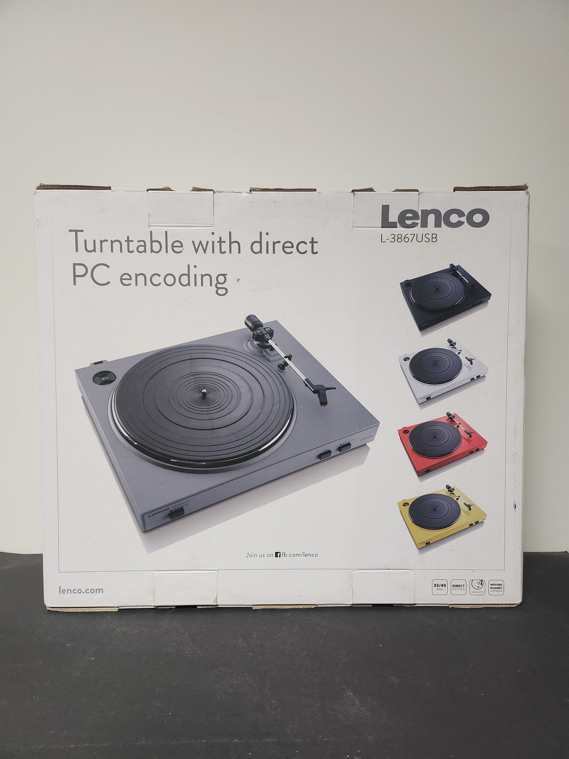 Lenco L-3867USB Draaitafel Boxed - Platenspeler