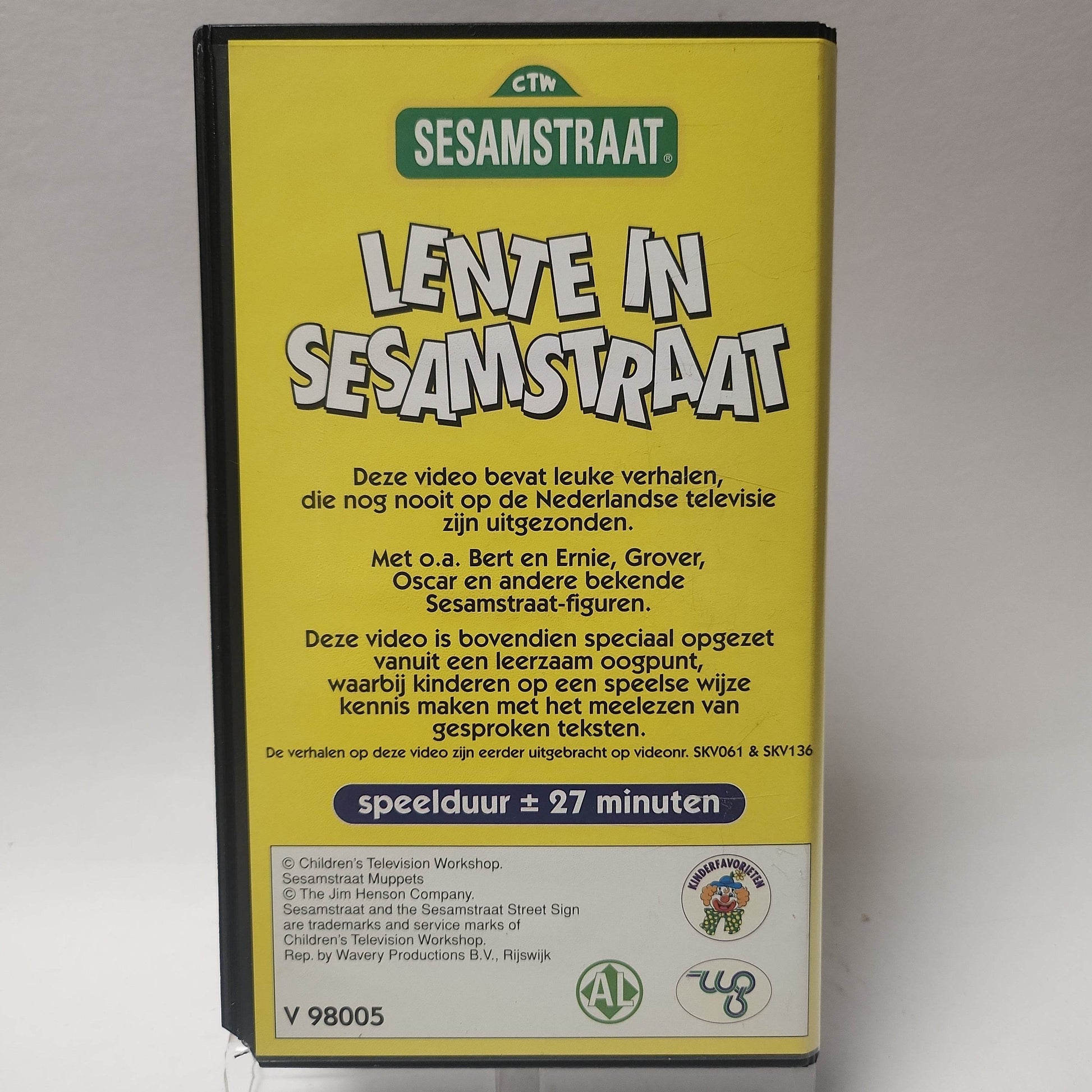 Lente in Sesamstraat VHS - Feniks Gameshop