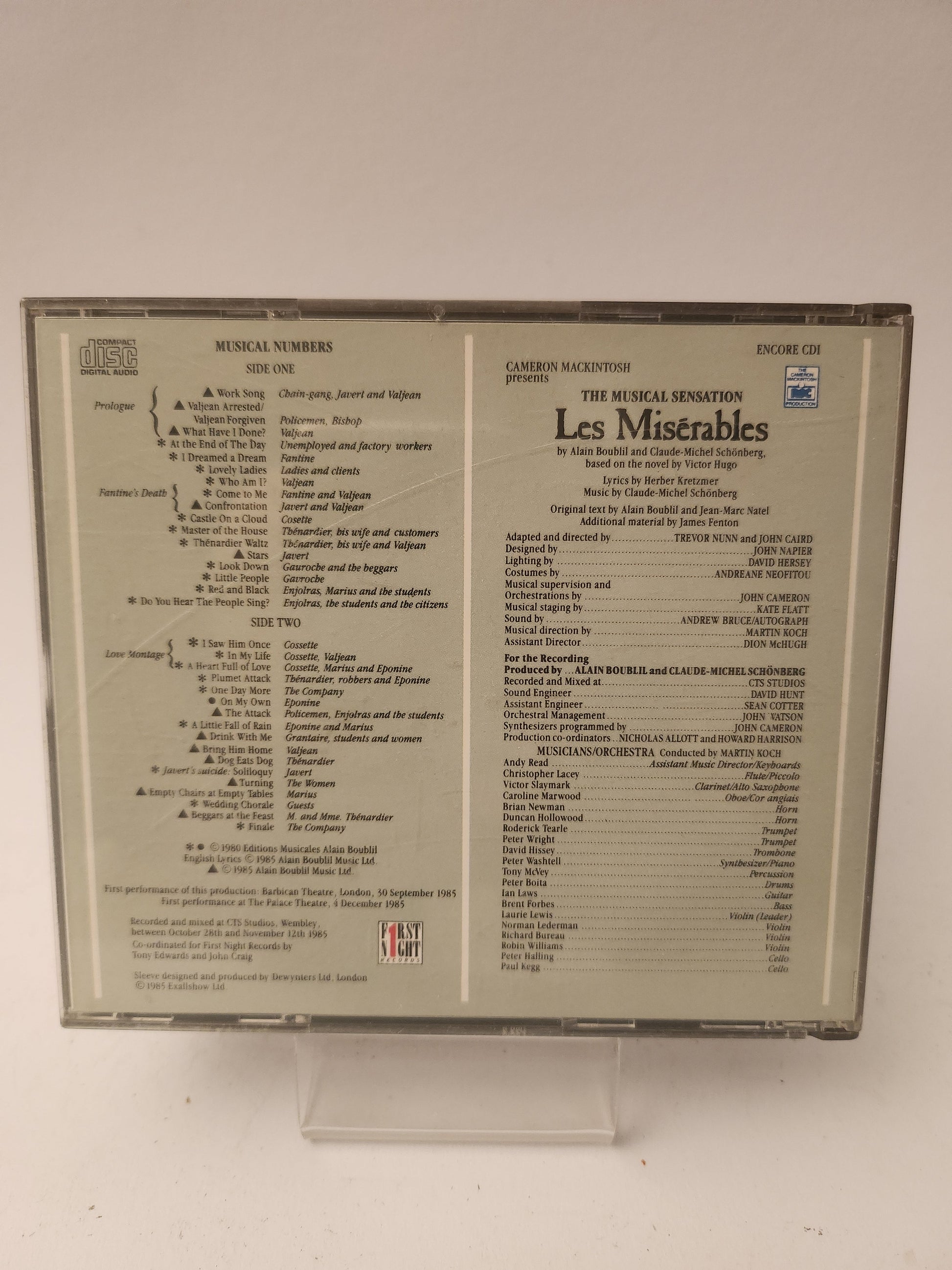 Les Misérables CD - Cd