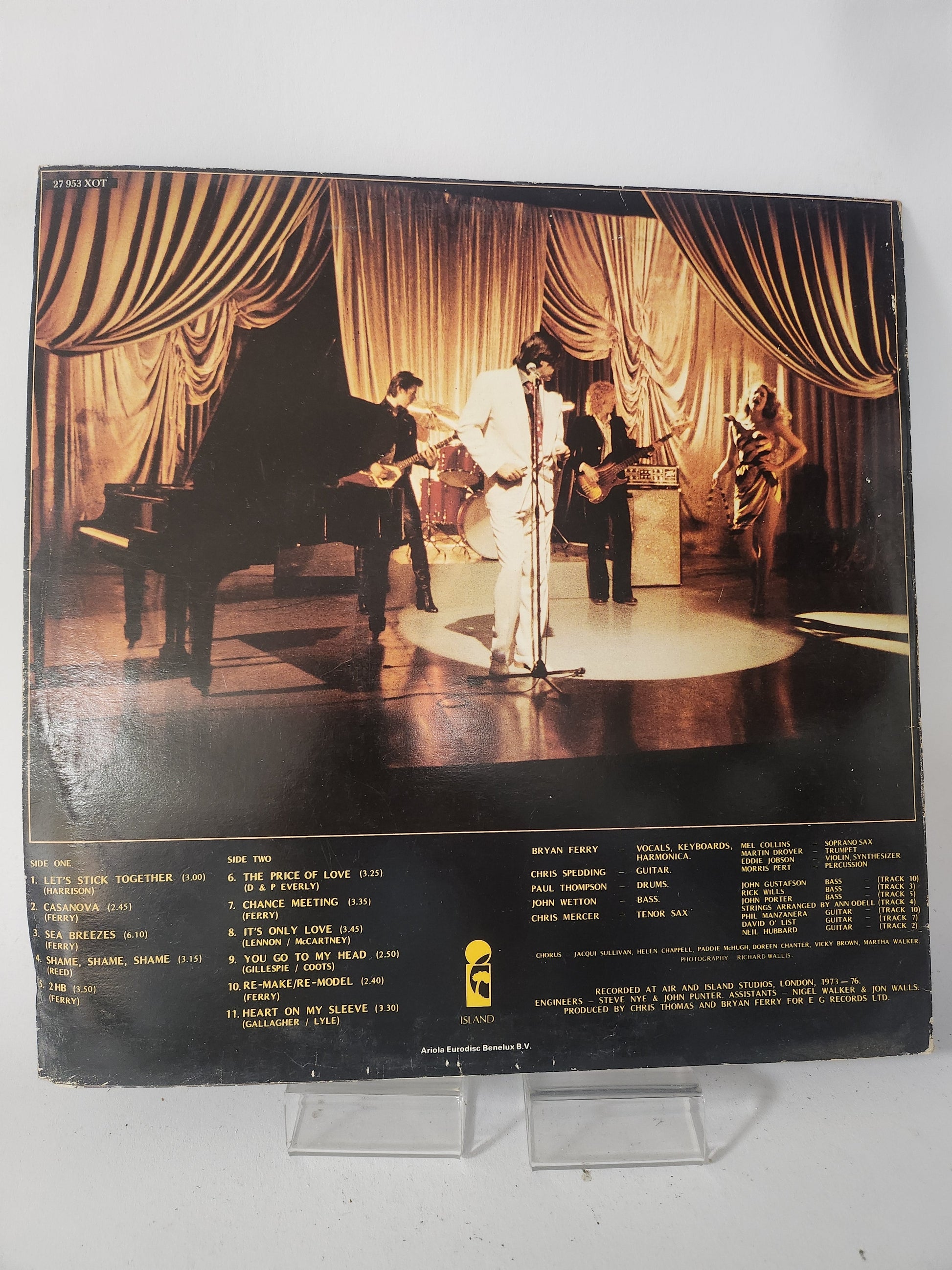 Let’s Stick Together: Bryan Ferry LP Vinyl - Lp Vinyl