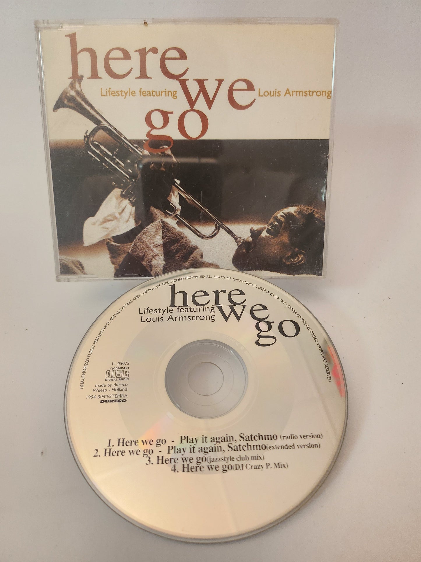 Lifestyle featuring Louis Armstrong: Here We Go CD Single - CD Single